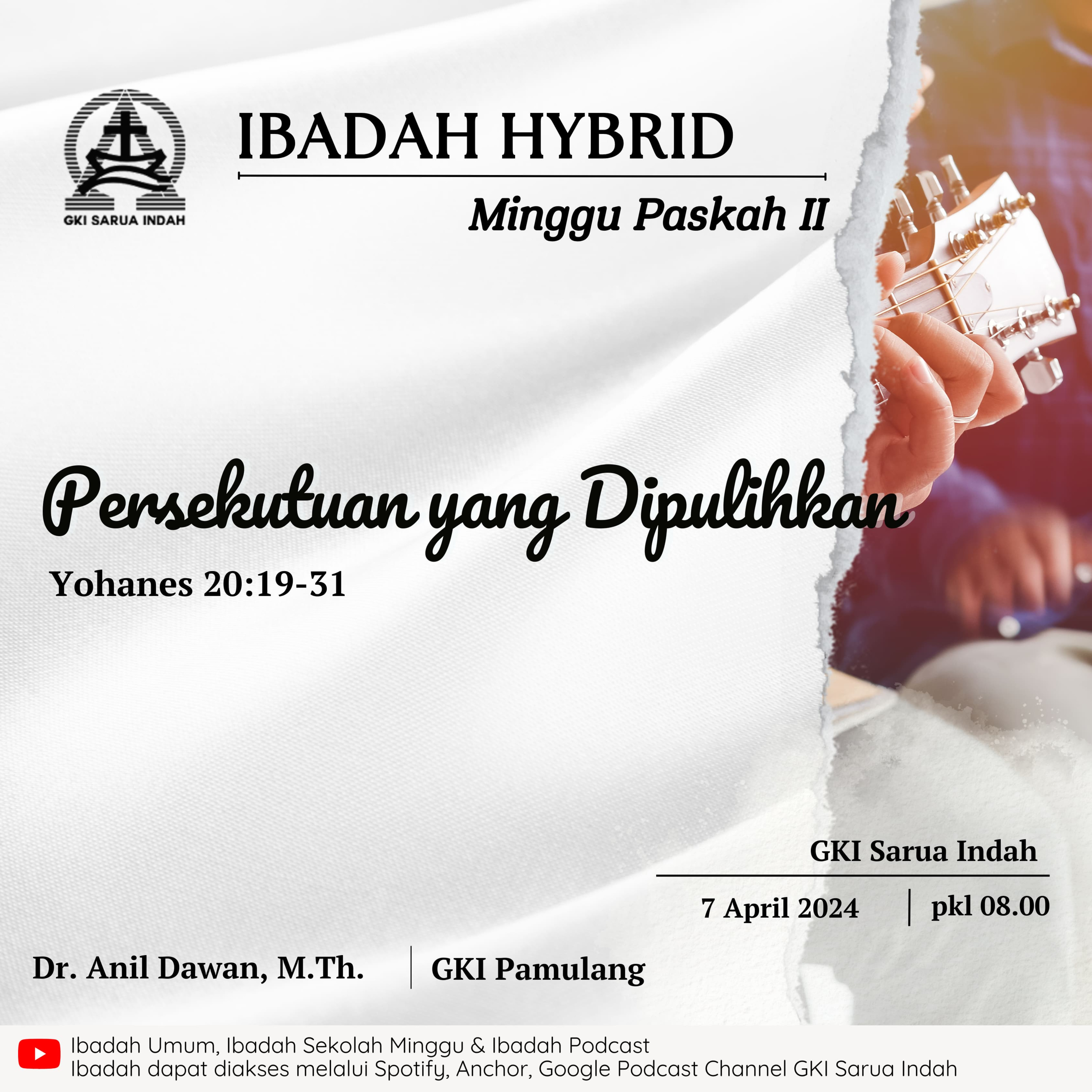 Ibadah Hybrid Minggu Paskah II | Minggu, 7 April 2024 episode artwork