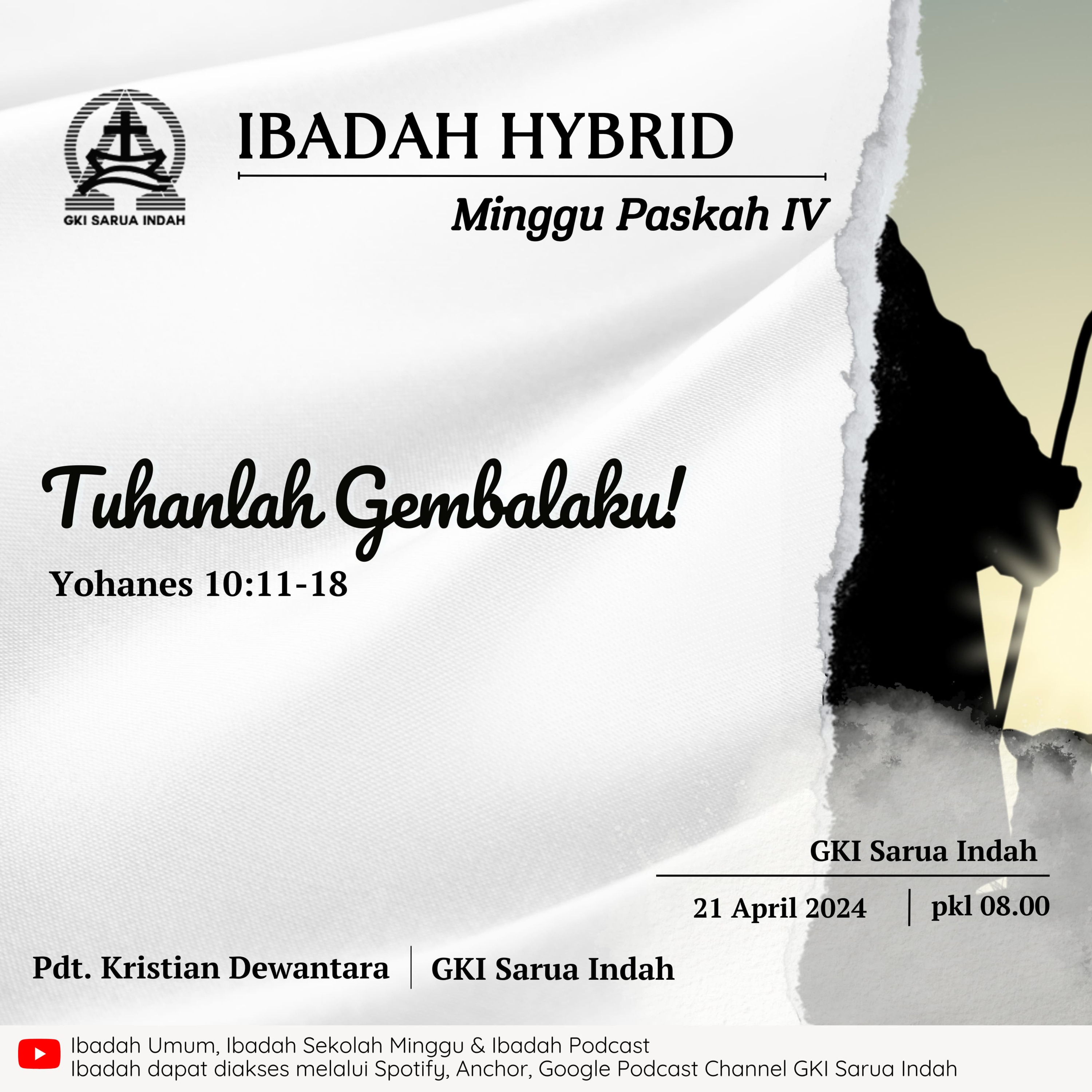 Ibadah Hybrid Minggu Paskah IV | Minggu, 21 April 2024 episode artwork