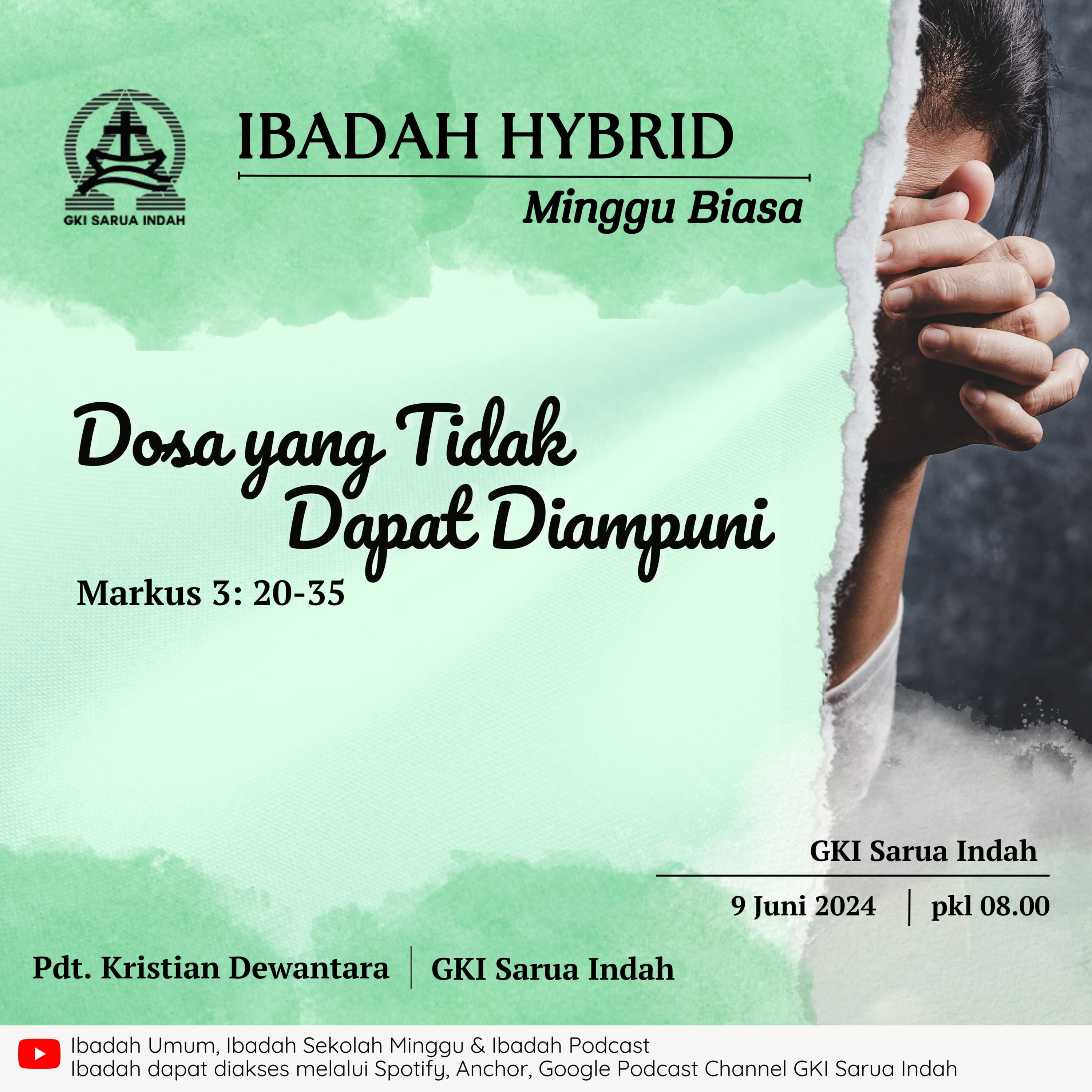 Ibadah Hybrid Minggu Biasa | Minggu, 9 Juni 2024 episode artwork