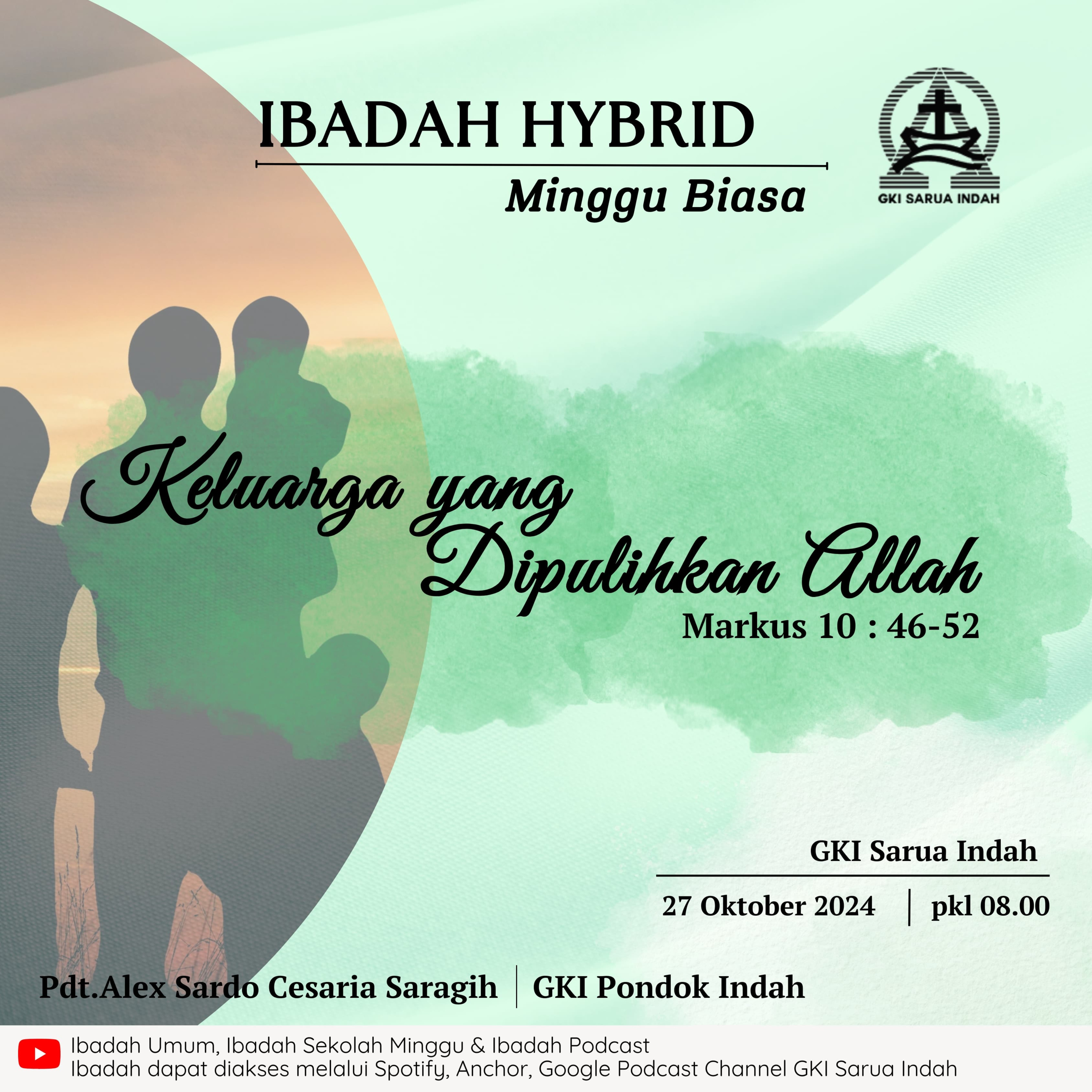 Ibadah Hybrid Minggu Biasa | Minggu, 27 Oktober 2024 episode artwork