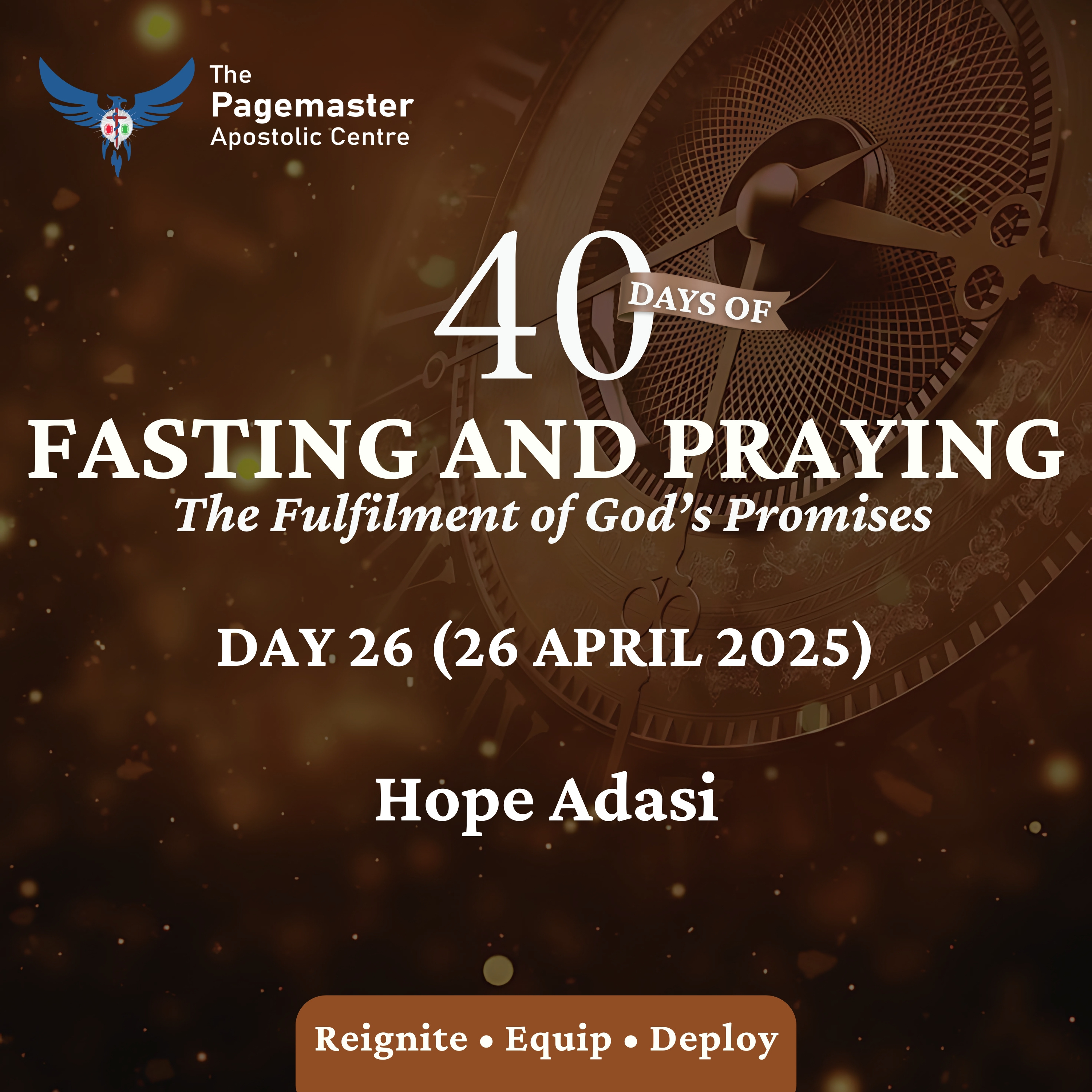 Day 26 - 26 April 2025 (40-Day Fast & Prayers) - Hope Adasi episode artwork