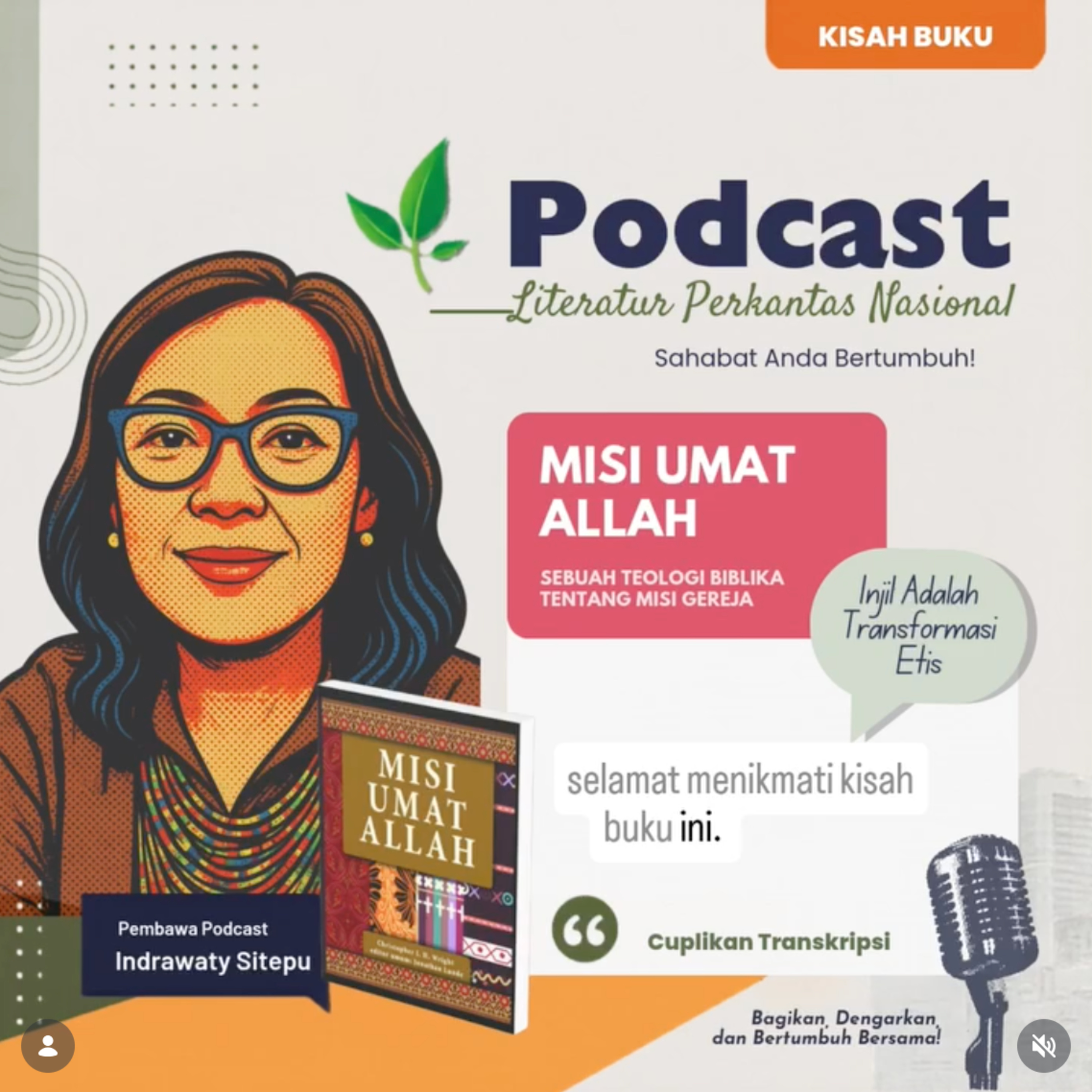 KISAH BUKU "Misi Umat Allah-- Injil Adalah Transformasi Etis" episode artwork