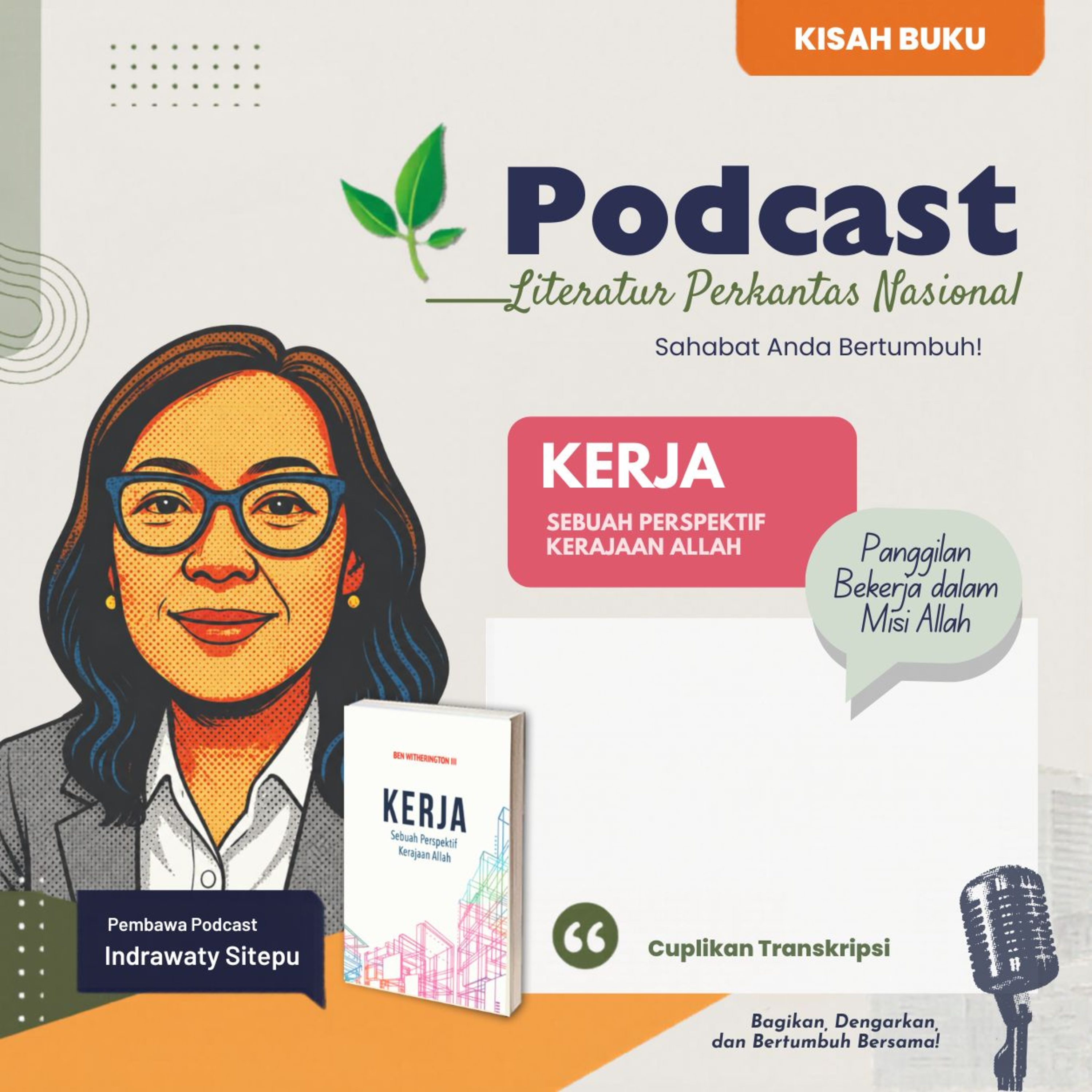 KISAH BUKU "Kerja--Panggilan Bekerja dalam Misi Allah" episode artwork