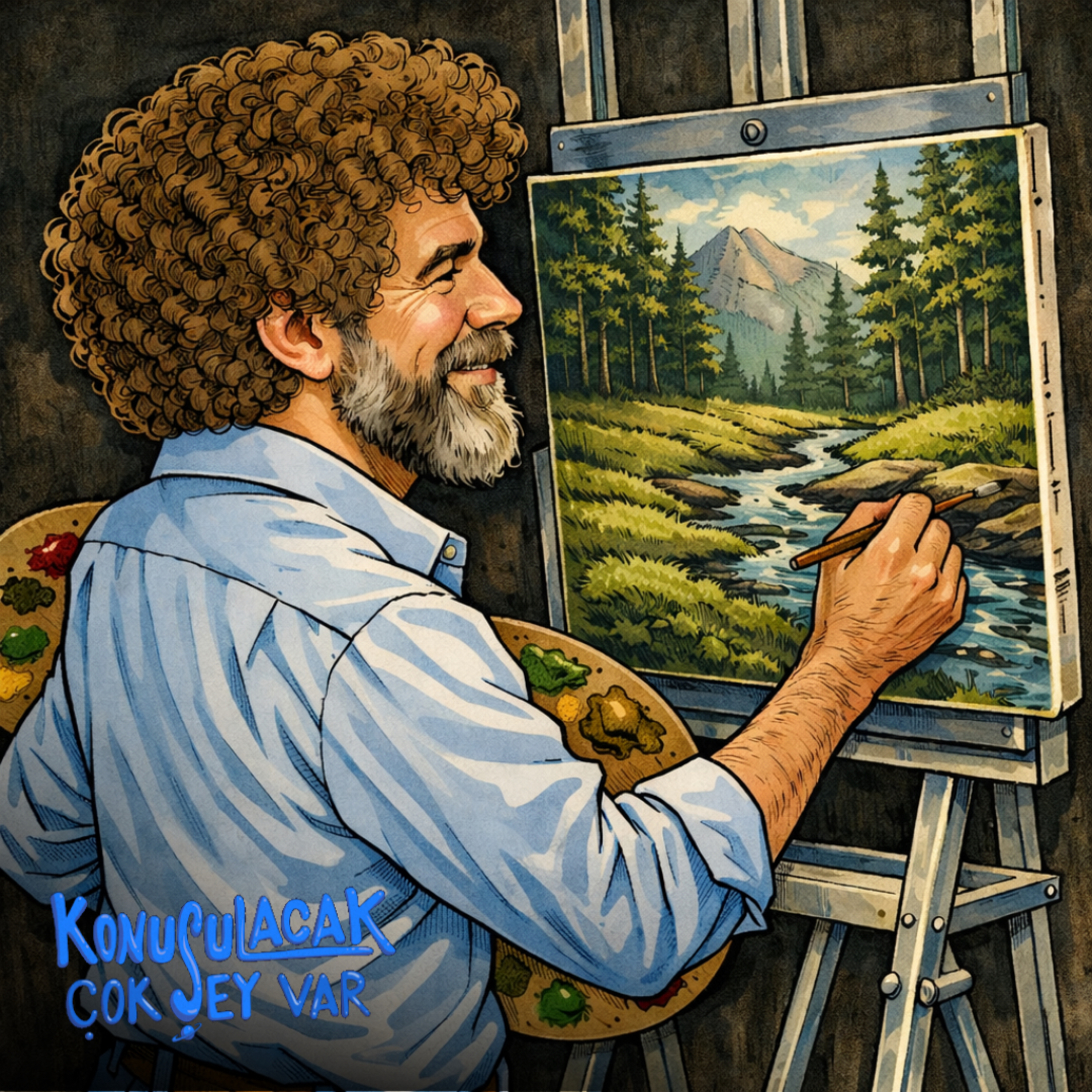 Bob Ross: Mutlu Küçük Ağaçların Ardındaki Adam