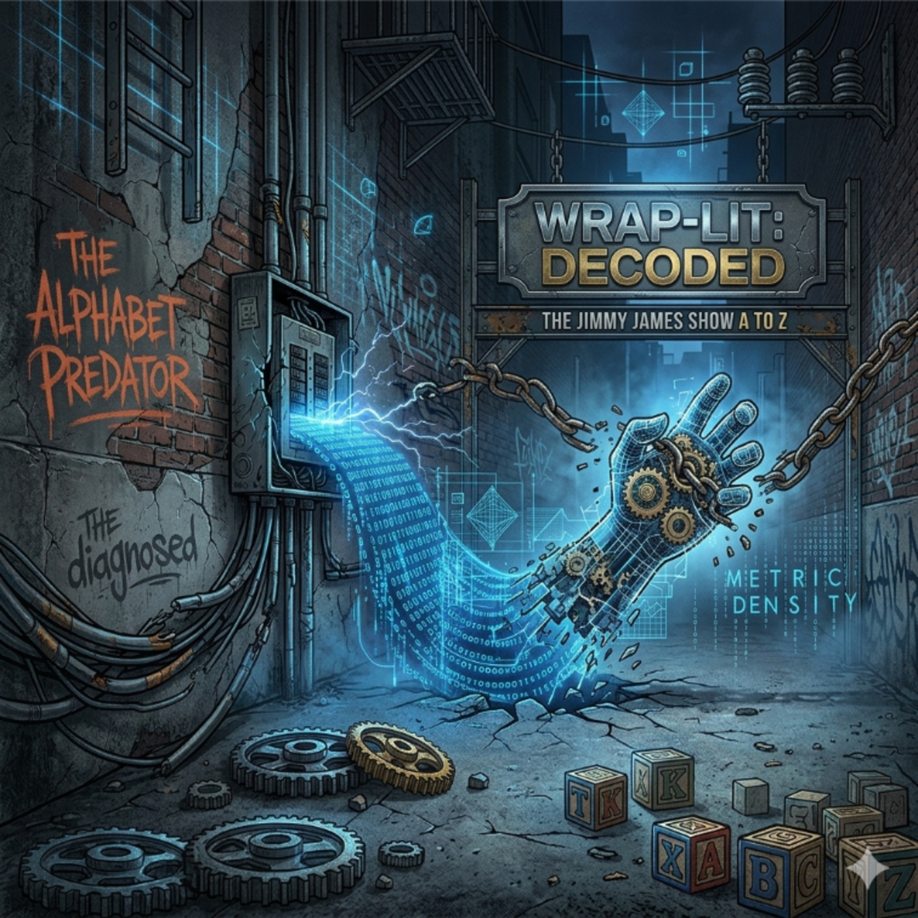 Wrap-Lit-Decoded 'The Alphabet Predator' 
(Notebook LM Style) 4/5/26 episode artwork