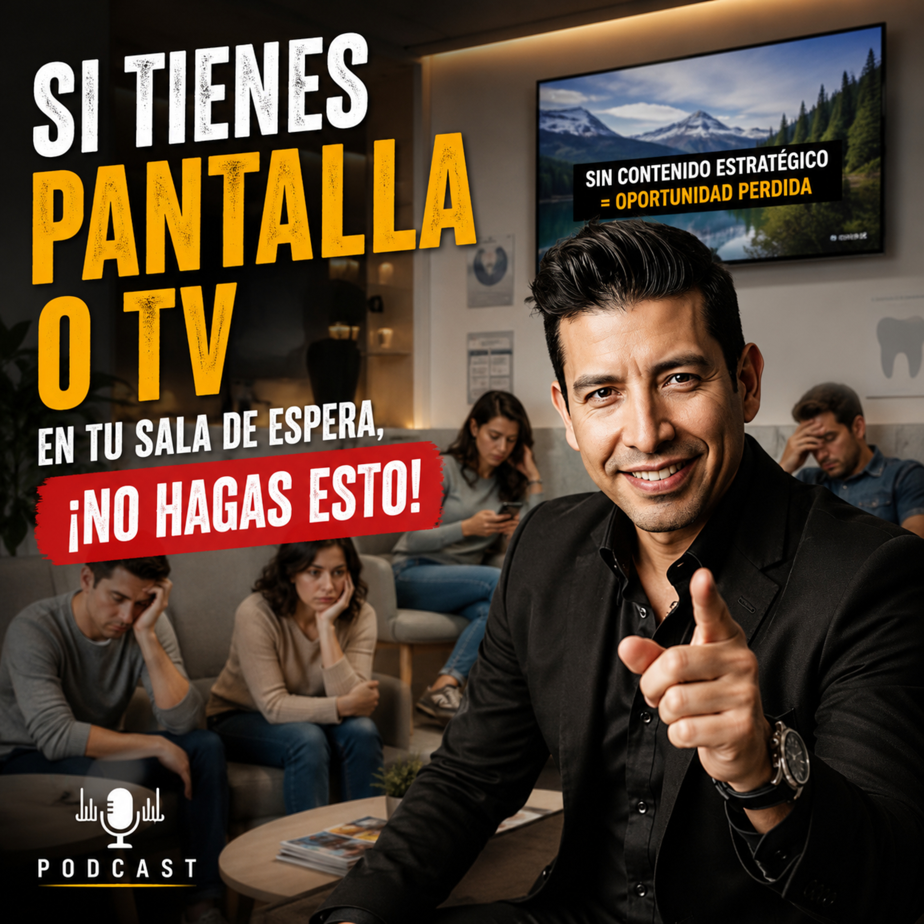 Si tienes pantalla o TV en tu sala de espera, ¡No hagas esto!