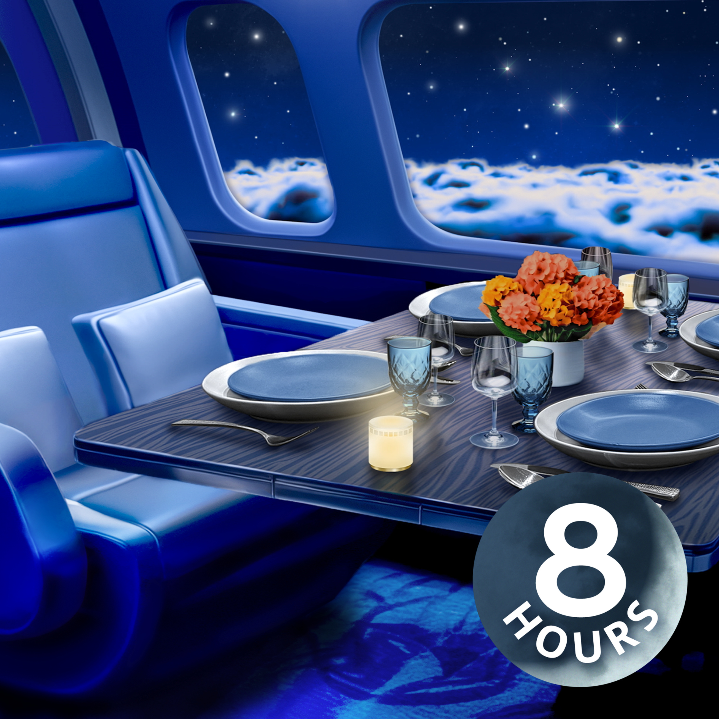 White Noise Private Jet Ambience | 8 Hour Airplane White Noise Sounds for Sleeping