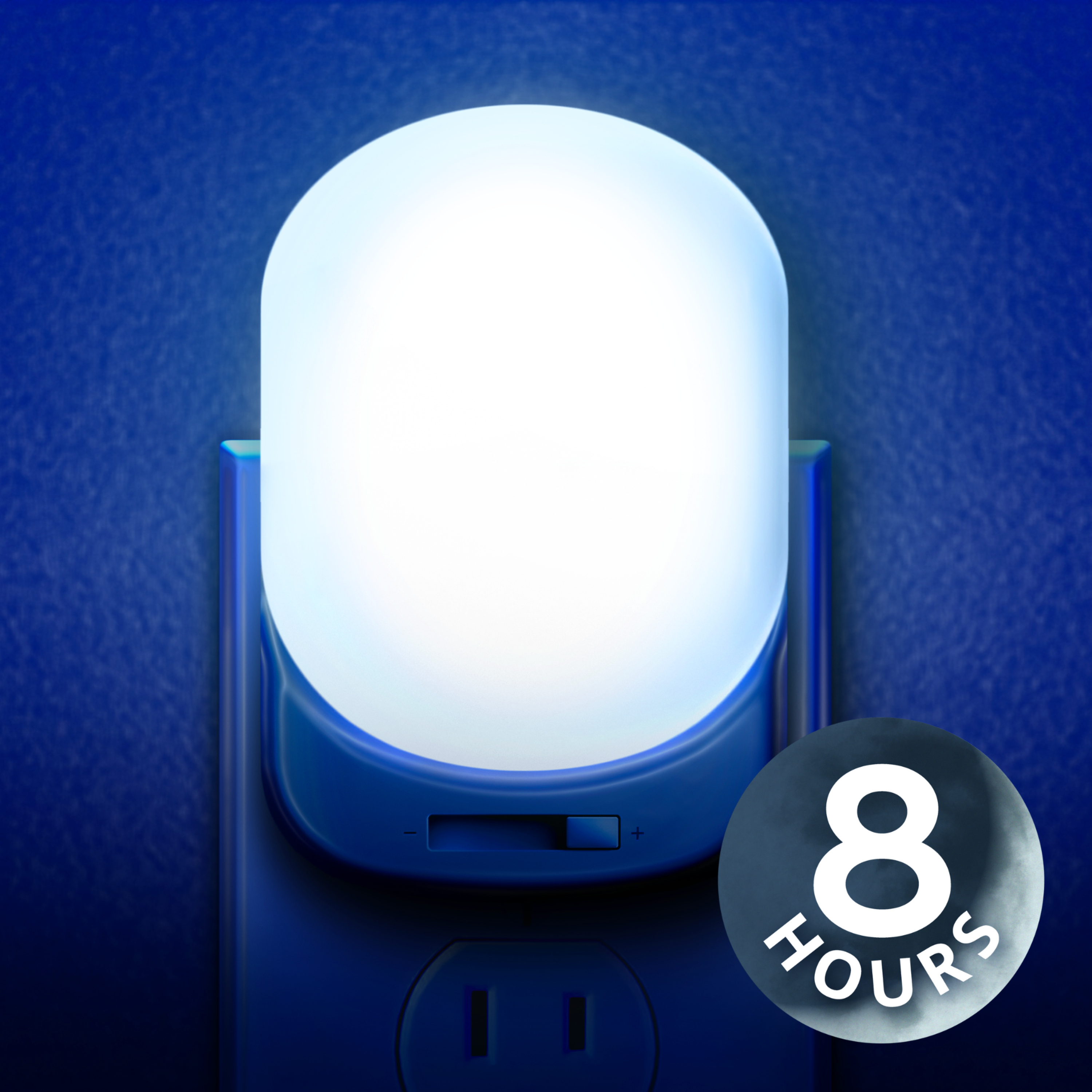 White Noise Night Light for Sleep & Relaxation | 8 Hours