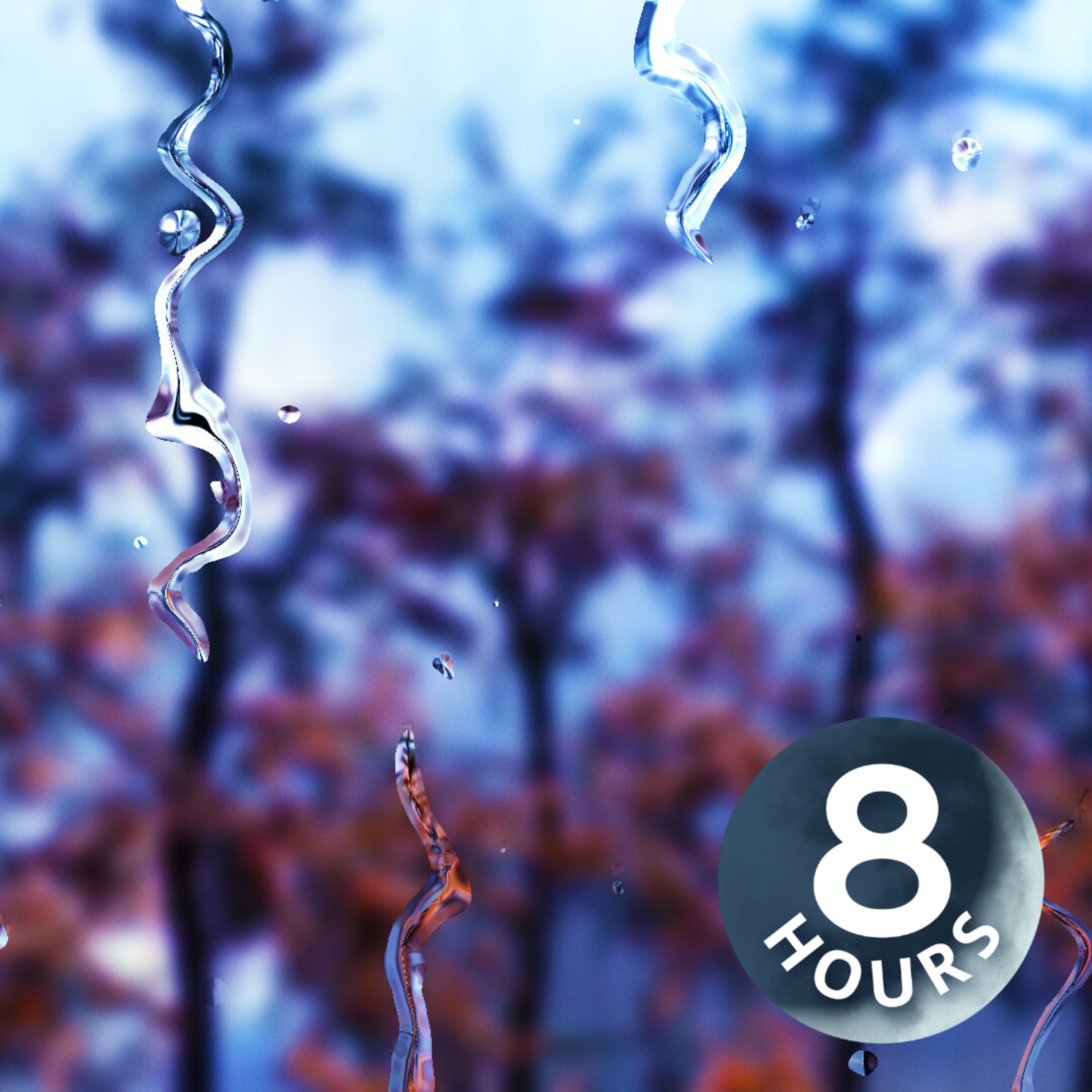 Bruit blanc de pluie pour dormir ou étudier (8 heures)