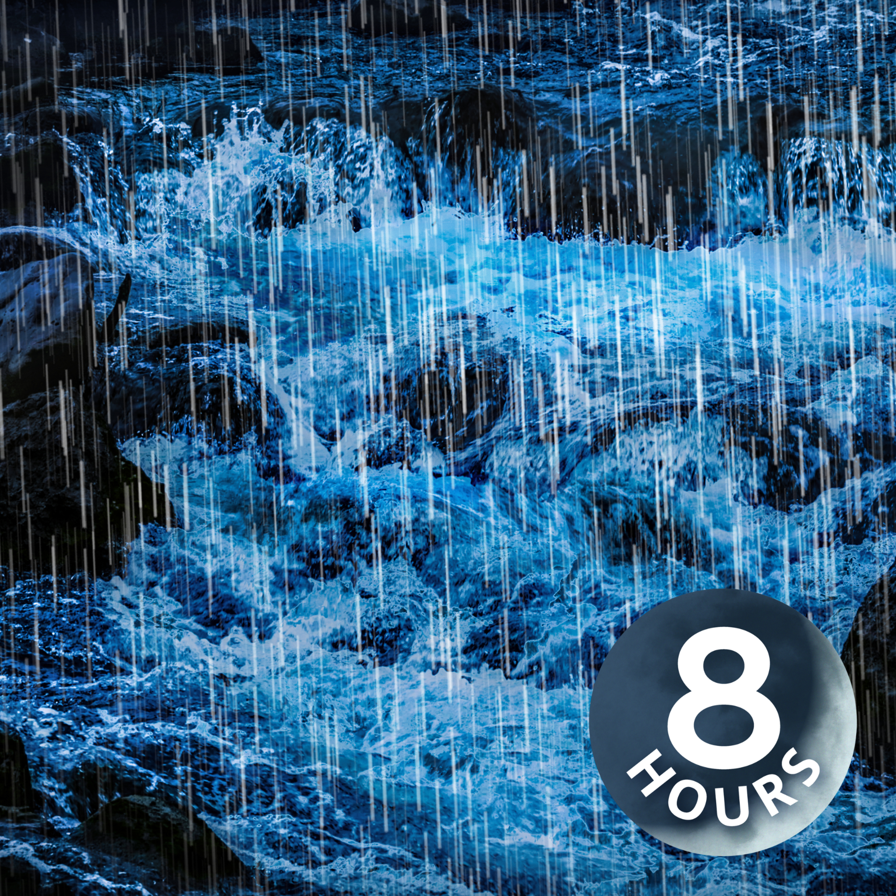 Rain Noise + River Sounds for Sleep | 8 Hours Rain Noise + River Sounds for Sleep | 8 Hours
