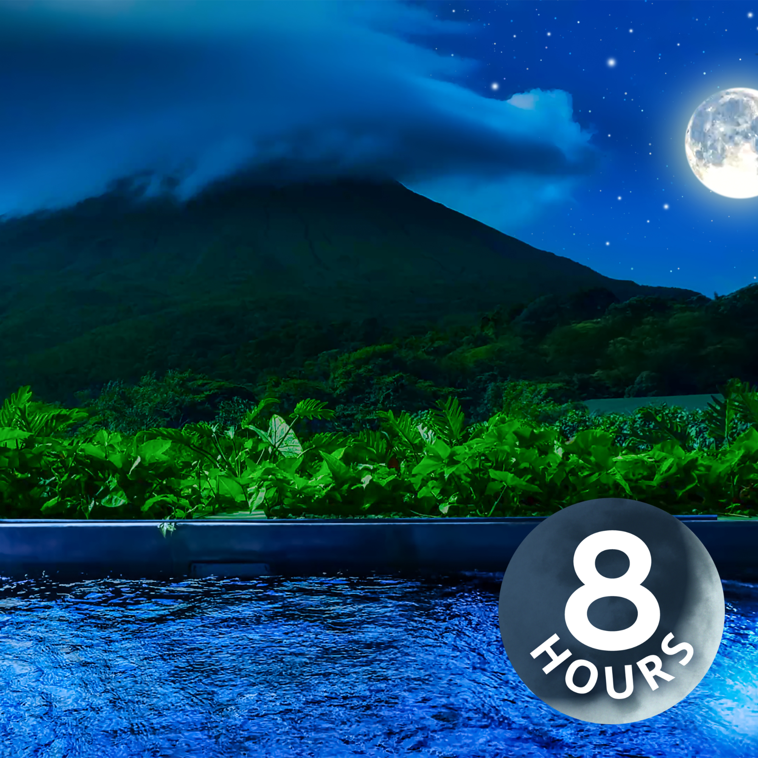 Water Sounds for Sleeping | 8-Hour Water White Noise for Relaxation & Meditation