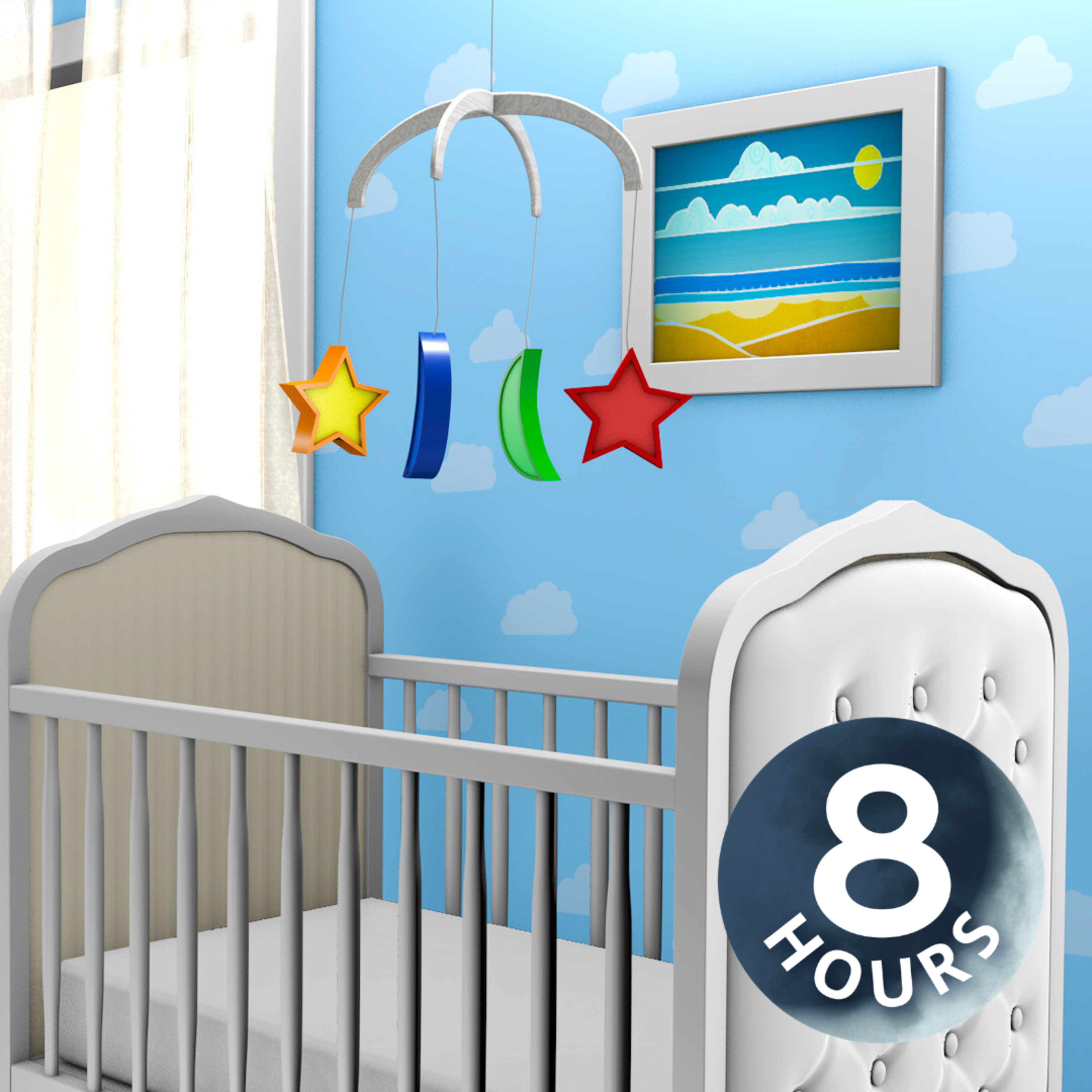 Baby Sleep Sounds to Soothe Crying, Colicky Infant | White Noise 8 Hours