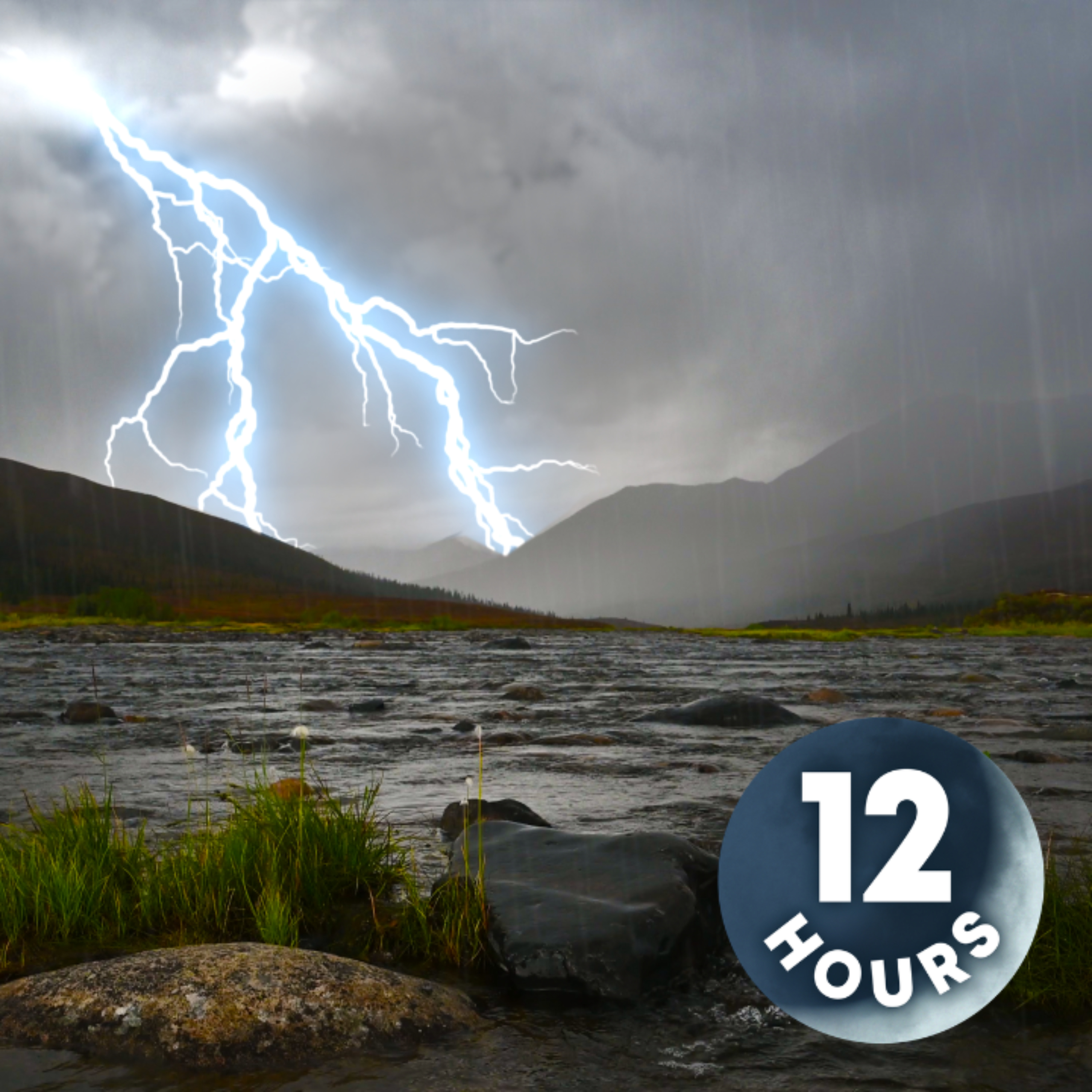 12 hours Thunder, Rain & Water Create Perfect Storm Sounds for Sleeping episode artwork