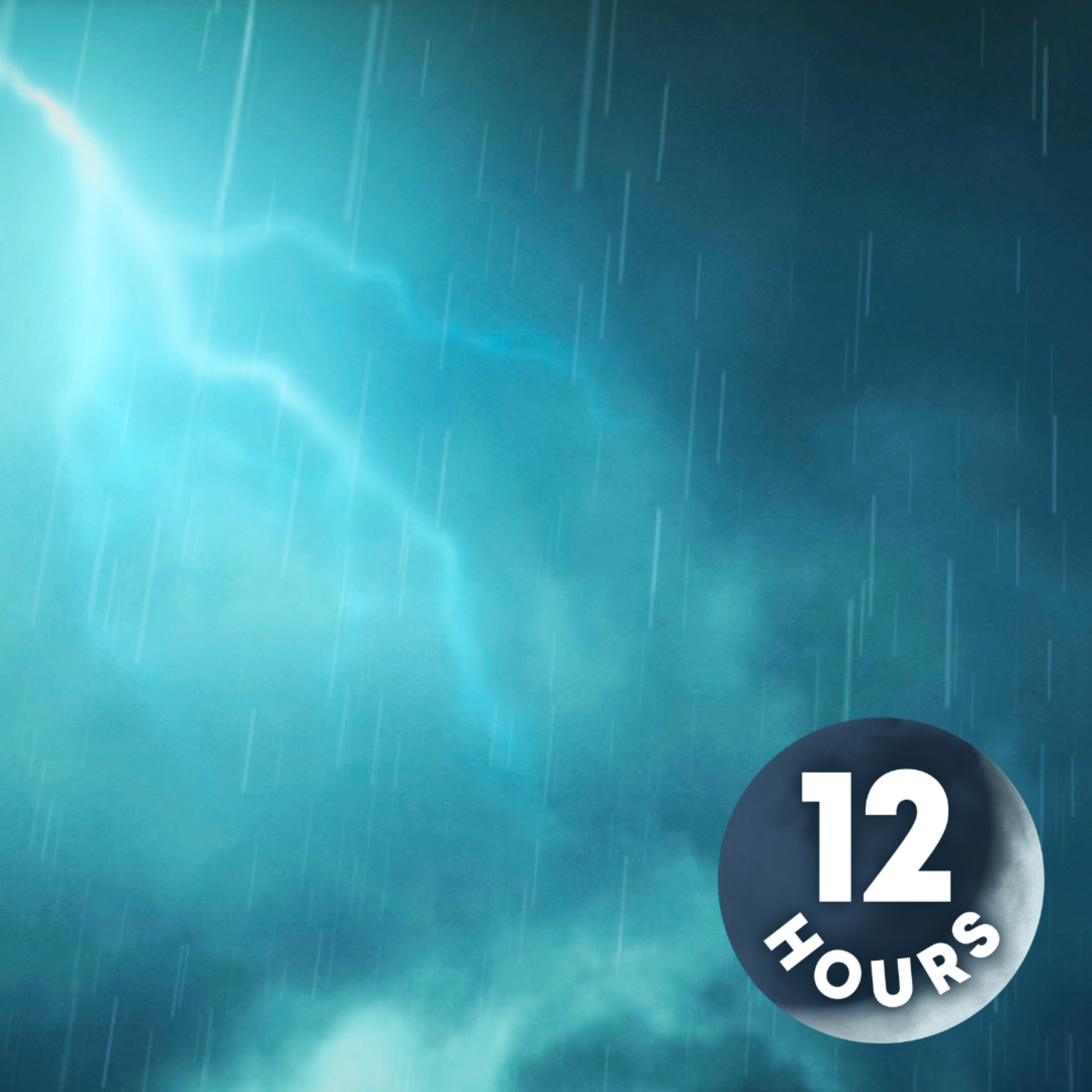 Rain + Thunder Sounds for Sleeping | Nature White Noise 12 Hours episode artwork