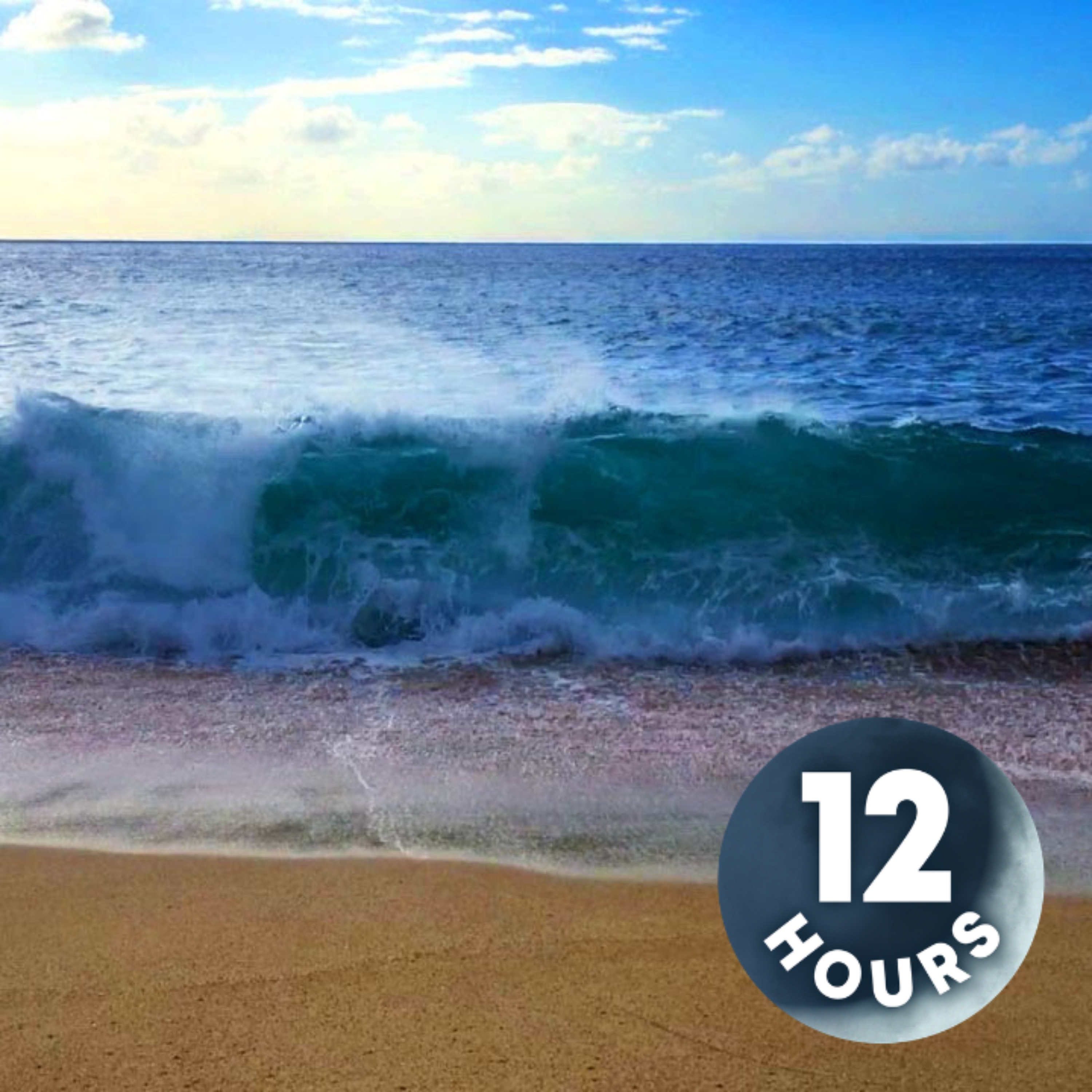 Ocean Waves Relaxation 12 Hours | Soothing White Noise for Sleep