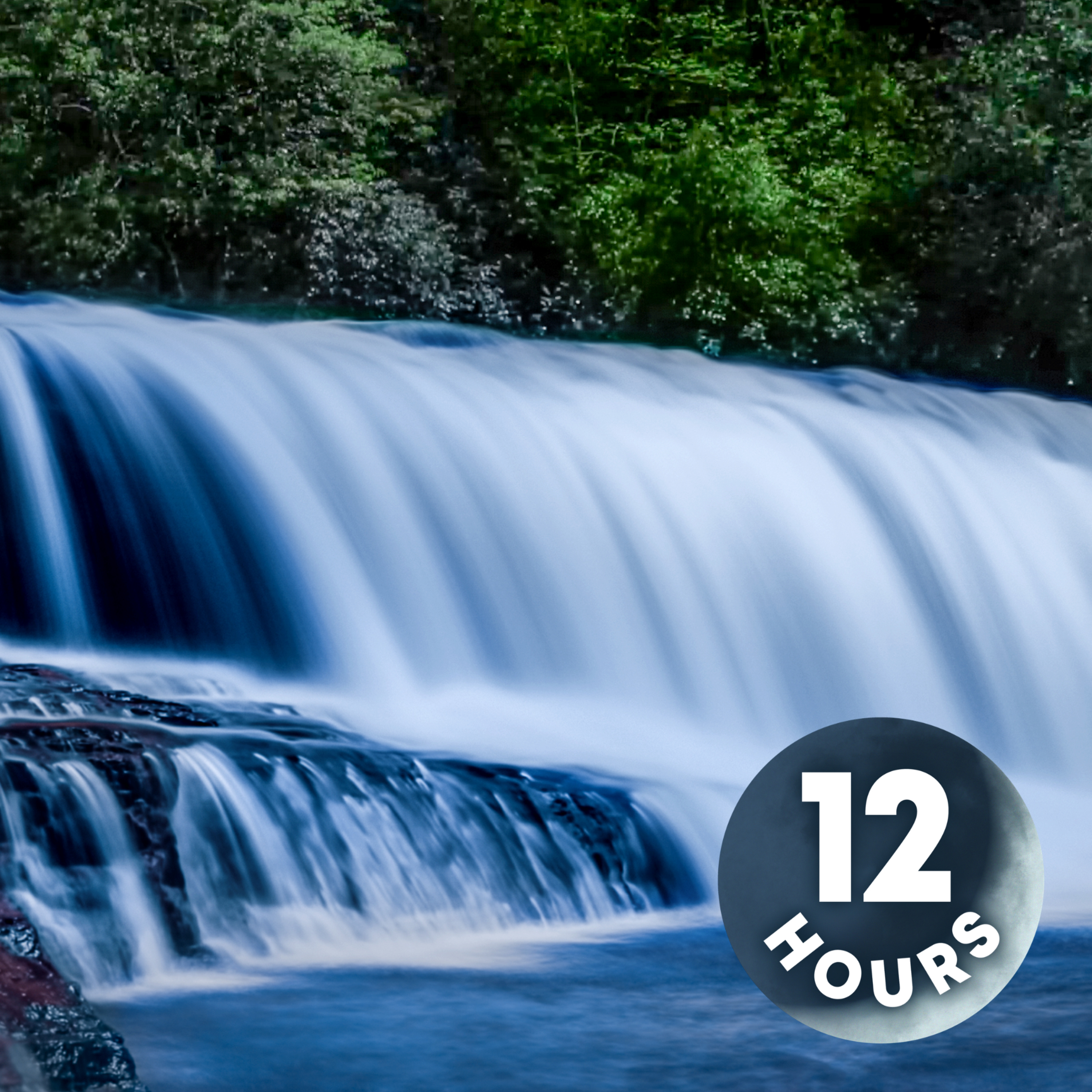 This Waterfall Sound for 12 Hours = Nature's BEST White Noise for Sleeping