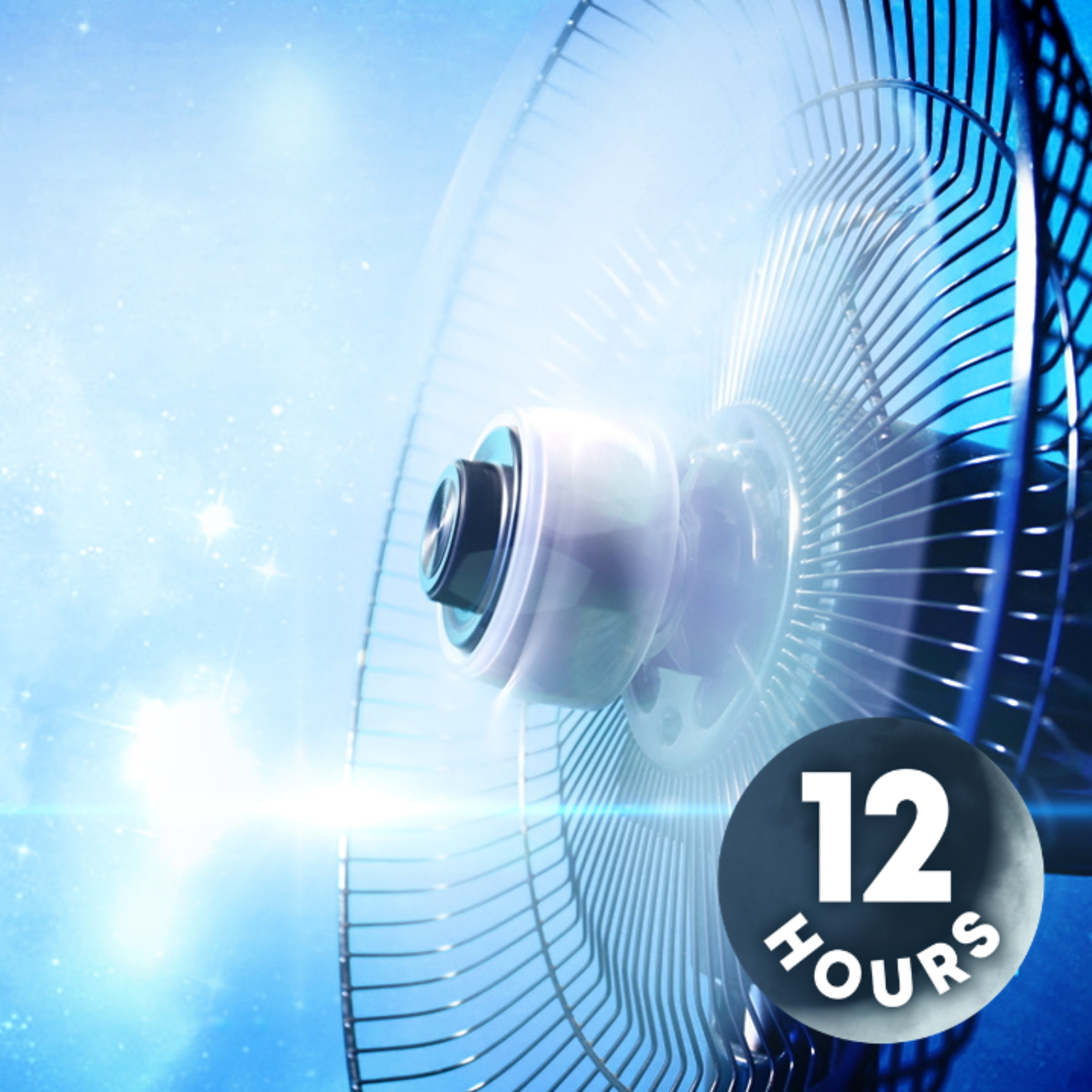 Oscillating Fan Sounds for Sleep, Studying or Concentration 12 Hours | White Noise