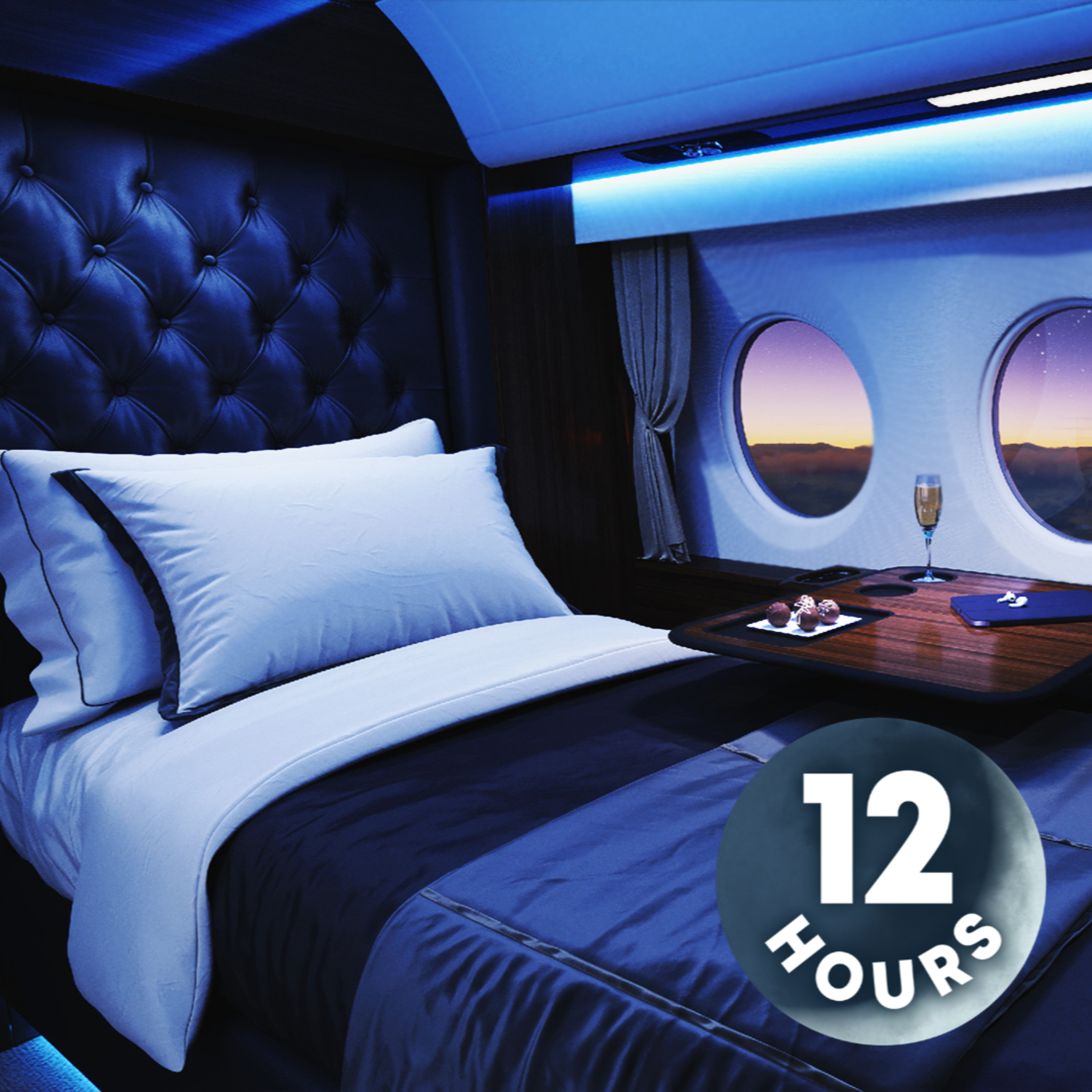 First Class Sleeping Quarters | Sleep to 12-Hour Airplane White Noise episode artwork
