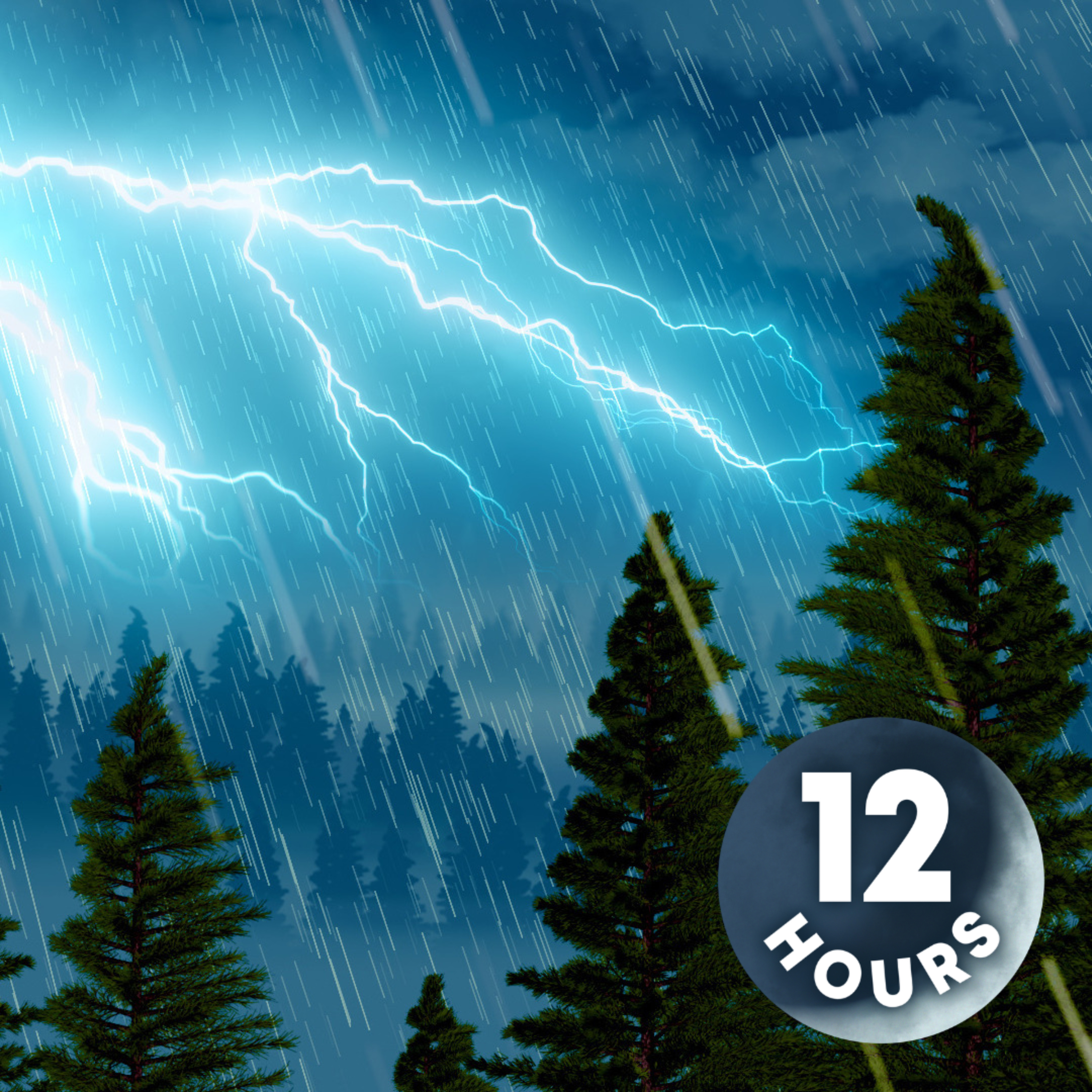 Thunderstorm Sleep Sounds + Rain White Noise I 12 Hours Rainstorm Ambience episode artwork