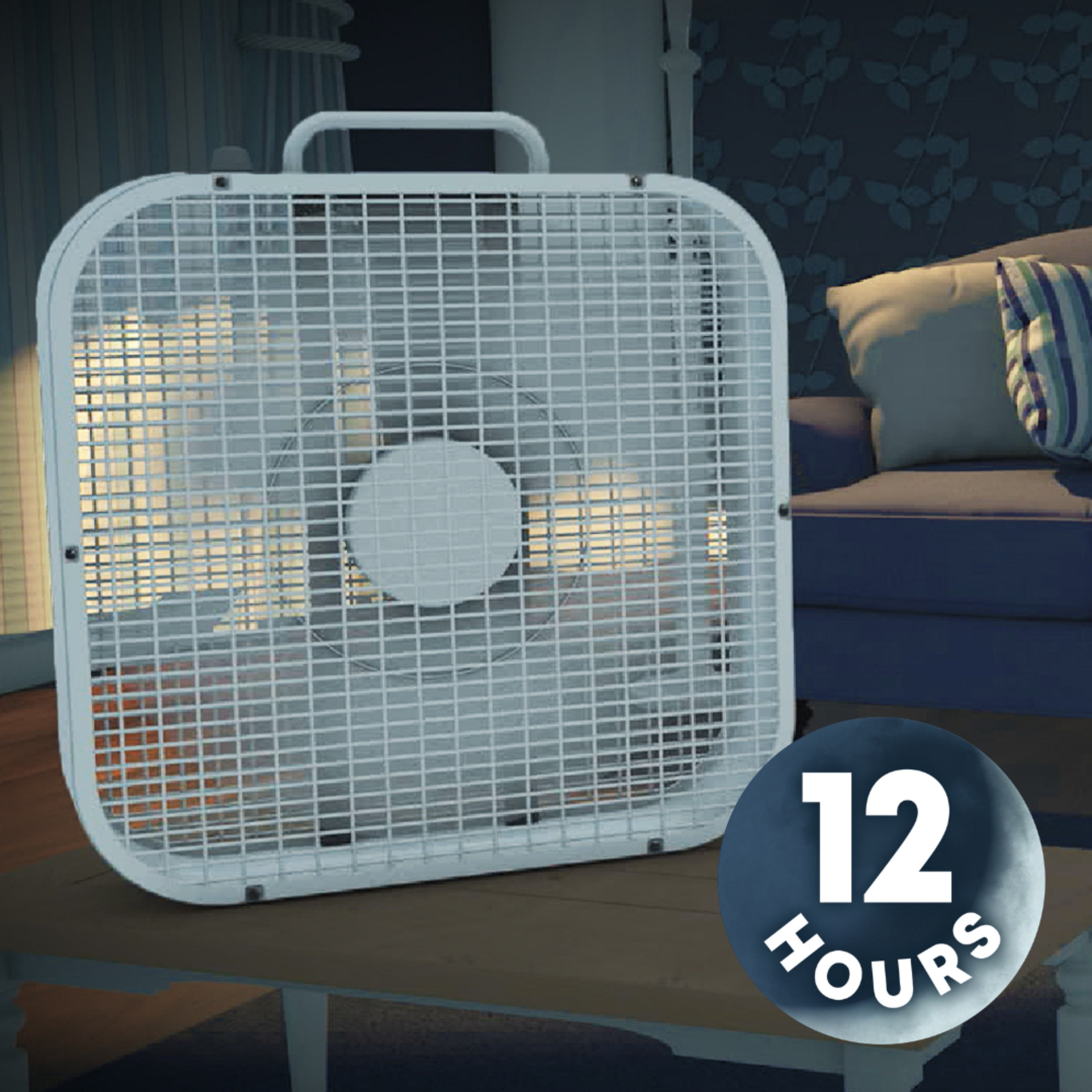 12 Hour Box Fan White Noise for Sleep, Study, or Relaxation episode artwork