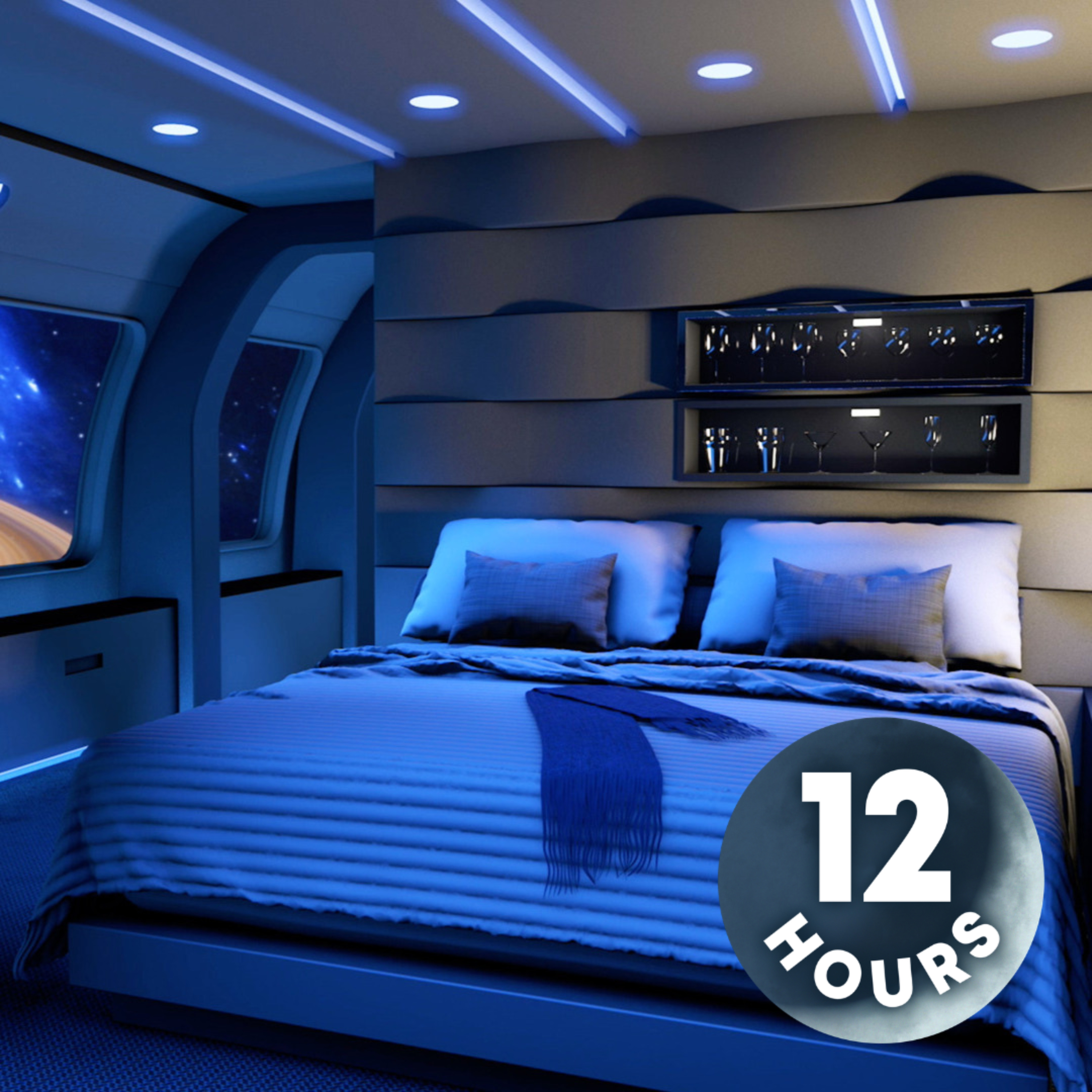 Spaceship Sounds White Noise for Sleeping | Starship Bedroom Ambience 12 Hours episode artwork