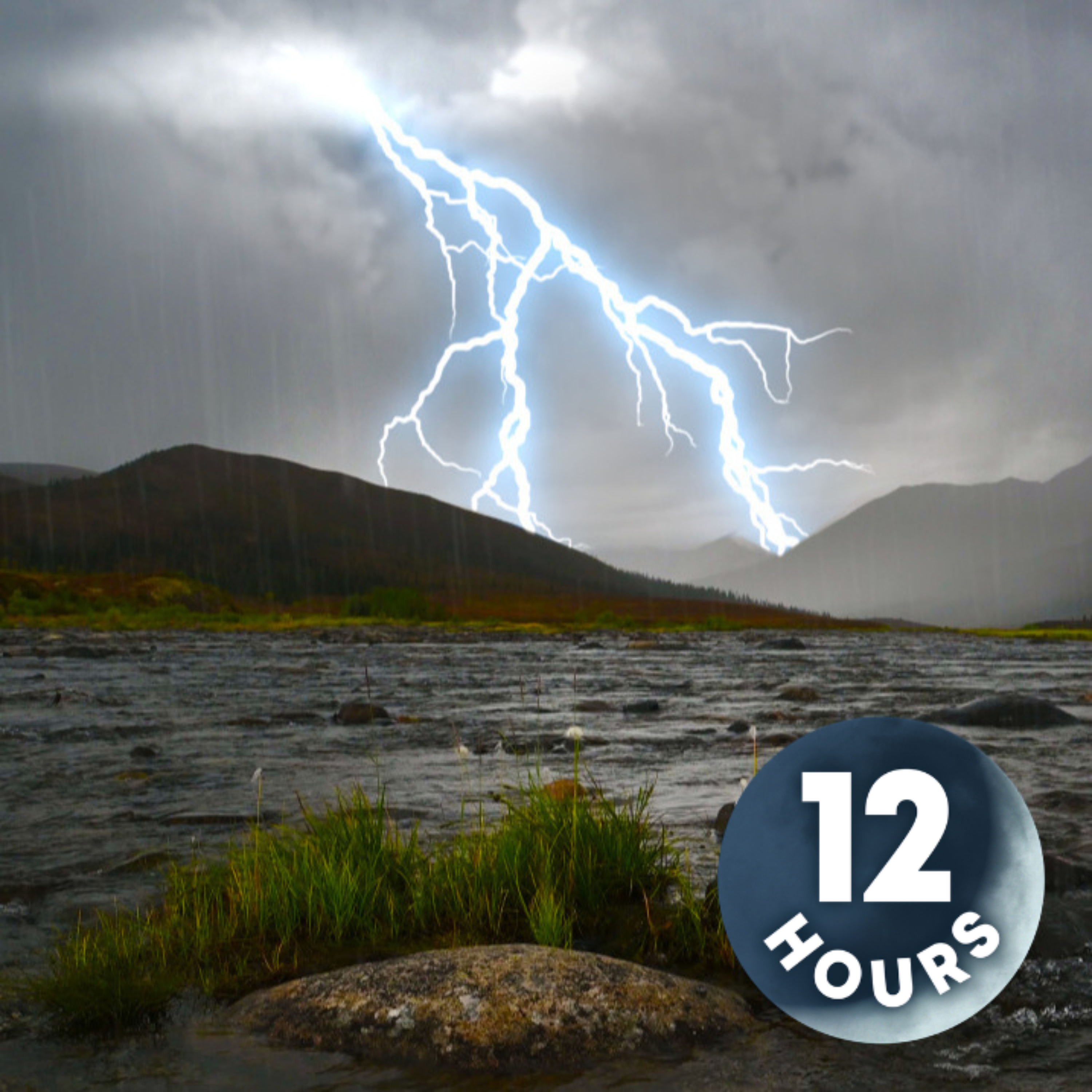 12 Hours Thunder, Rain & Water Create Perfect Storm Sounds for Sleeping episode artwork