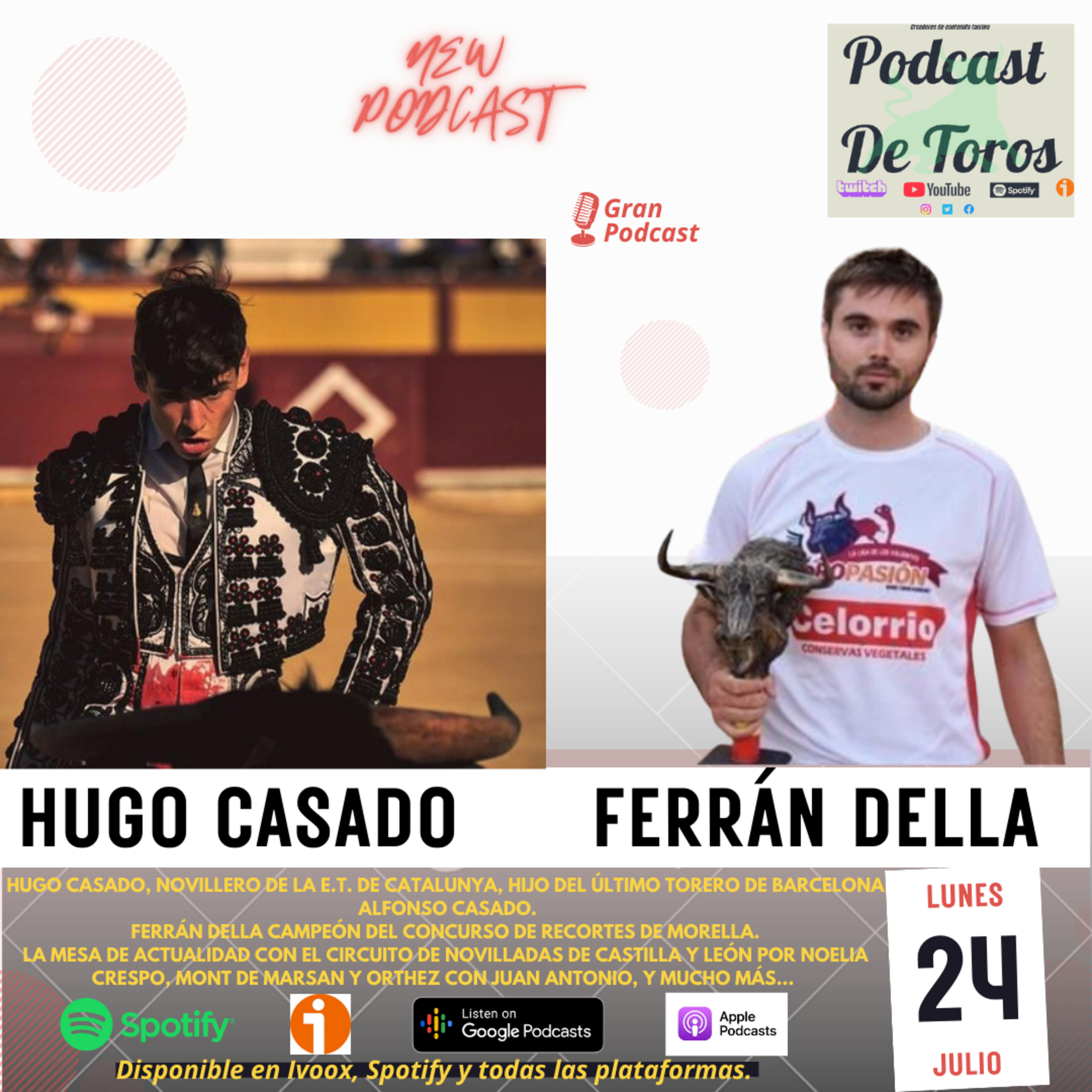 Hugo Casado y Ferrán Della en PDT episode artwork