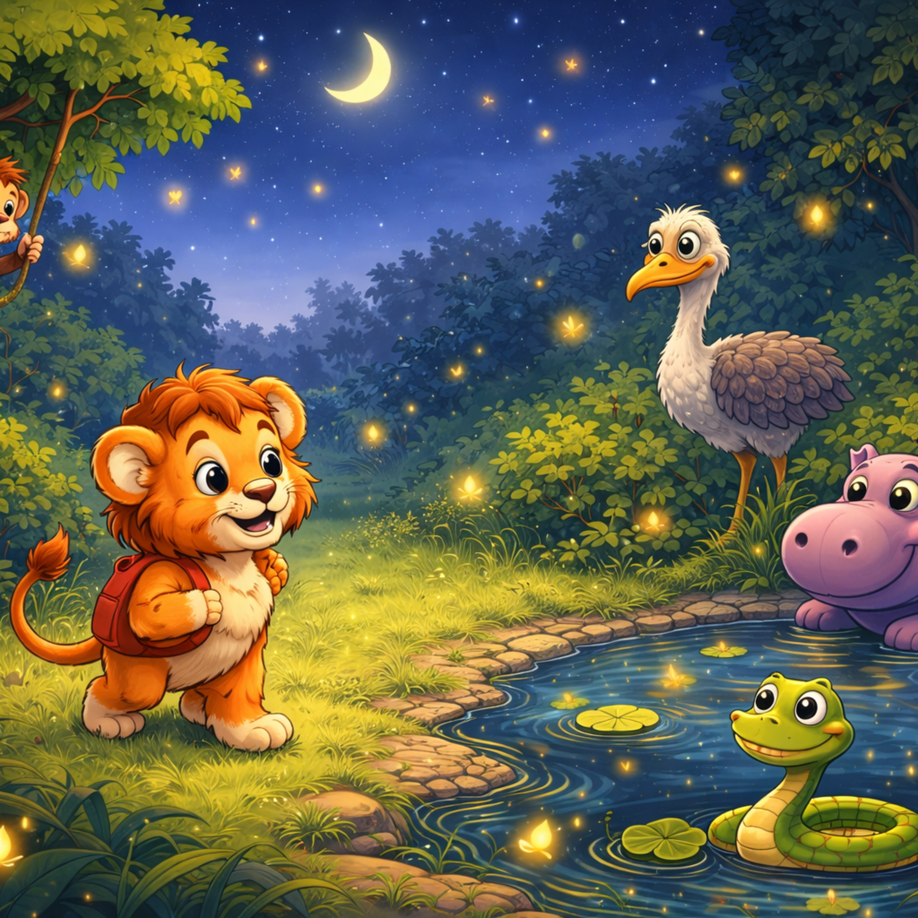 📖 Cuento infantil: Leo quiere un amigo 🦁