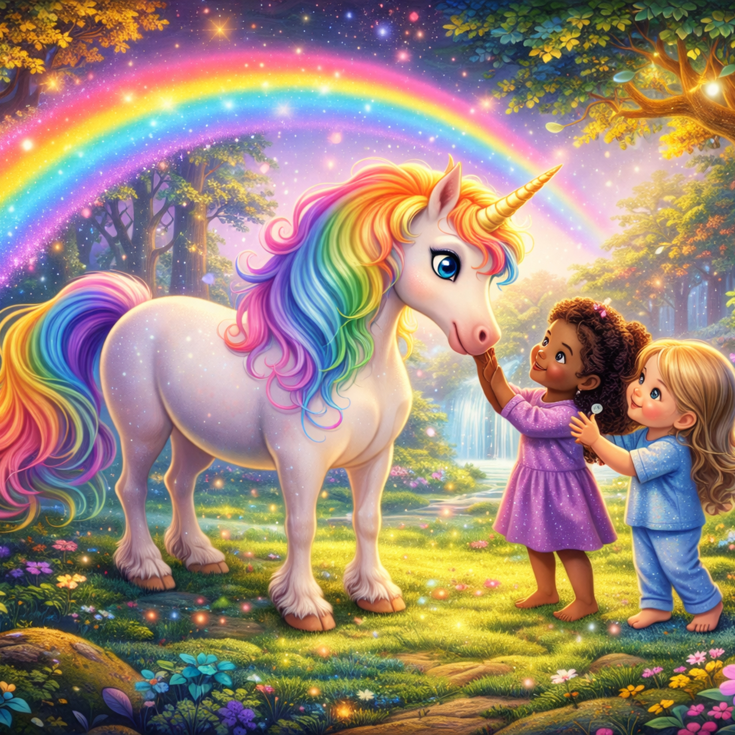 🦄 El Bosque del Unicornio Arcoíris | Meditación Para Dormir