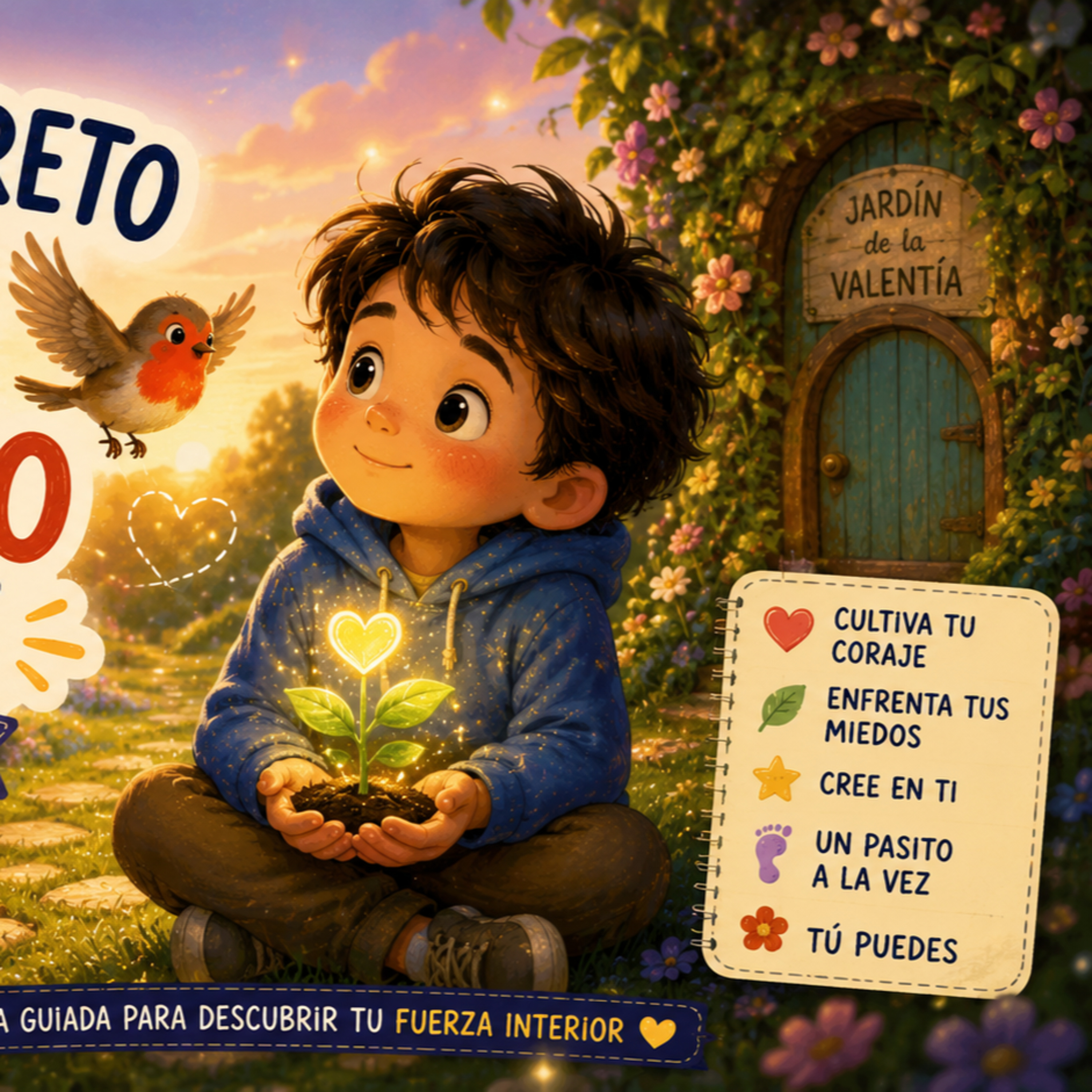 🐦 El Pequeño Petirrojo Valiente | Meditación para desarrollar la valentía y la confianza
