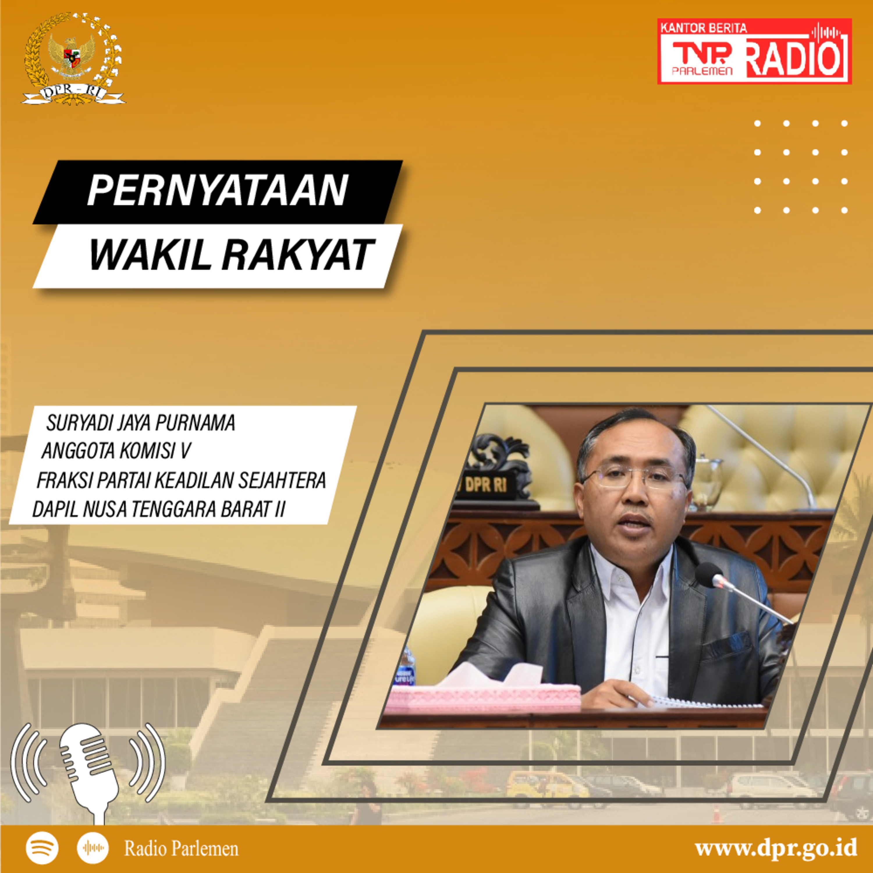 Suryadi Jaya Purnama : Ada Penurunan Kemantapan Jalan di Pantura Jateng dari 97% Menjadi 86% episode artwork