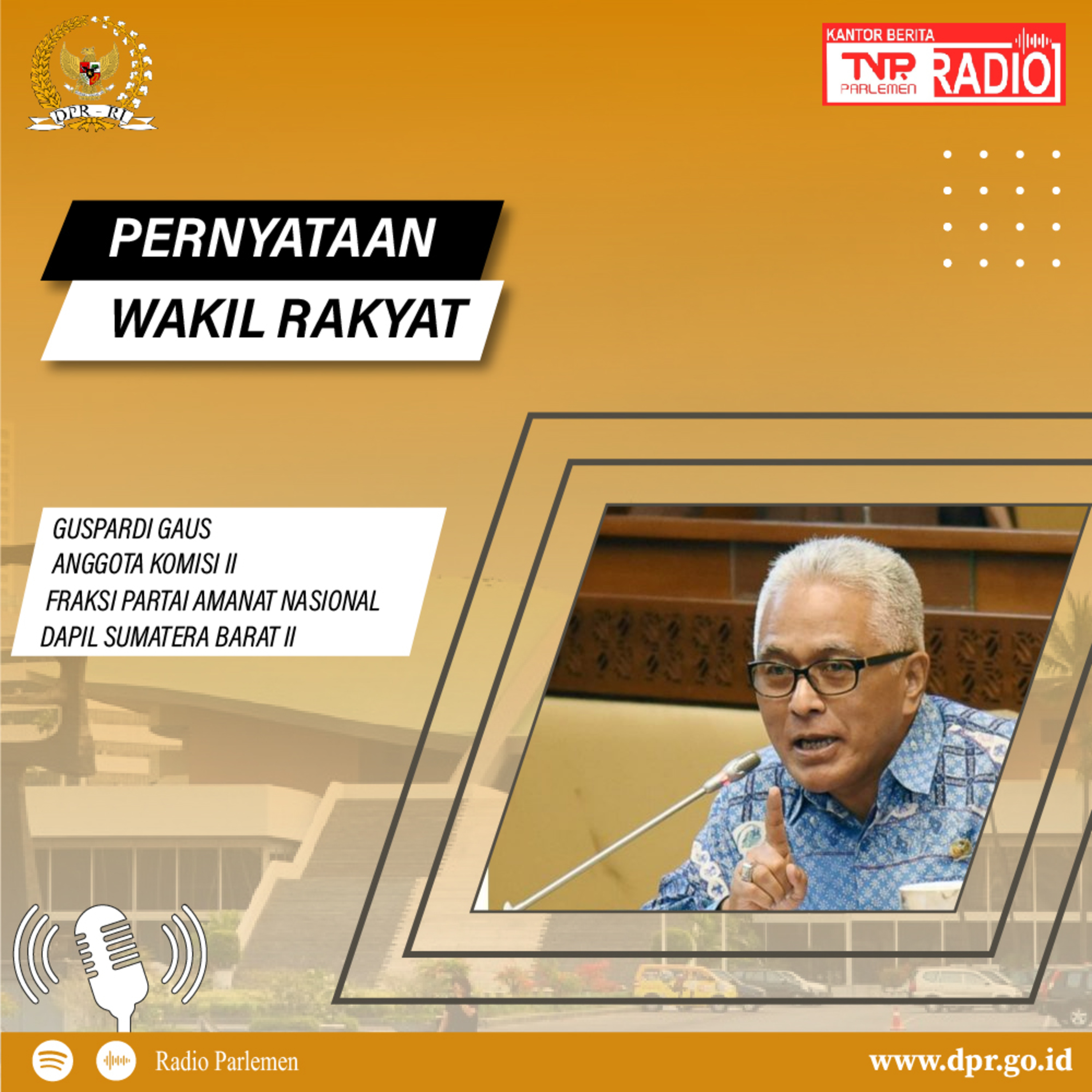 Guspardi Gaus : Dari 22.197 Aduan Masyarakat, Ombudsman Tidak Bisa Menjelaskan Hasil Penanganannya episode artwork