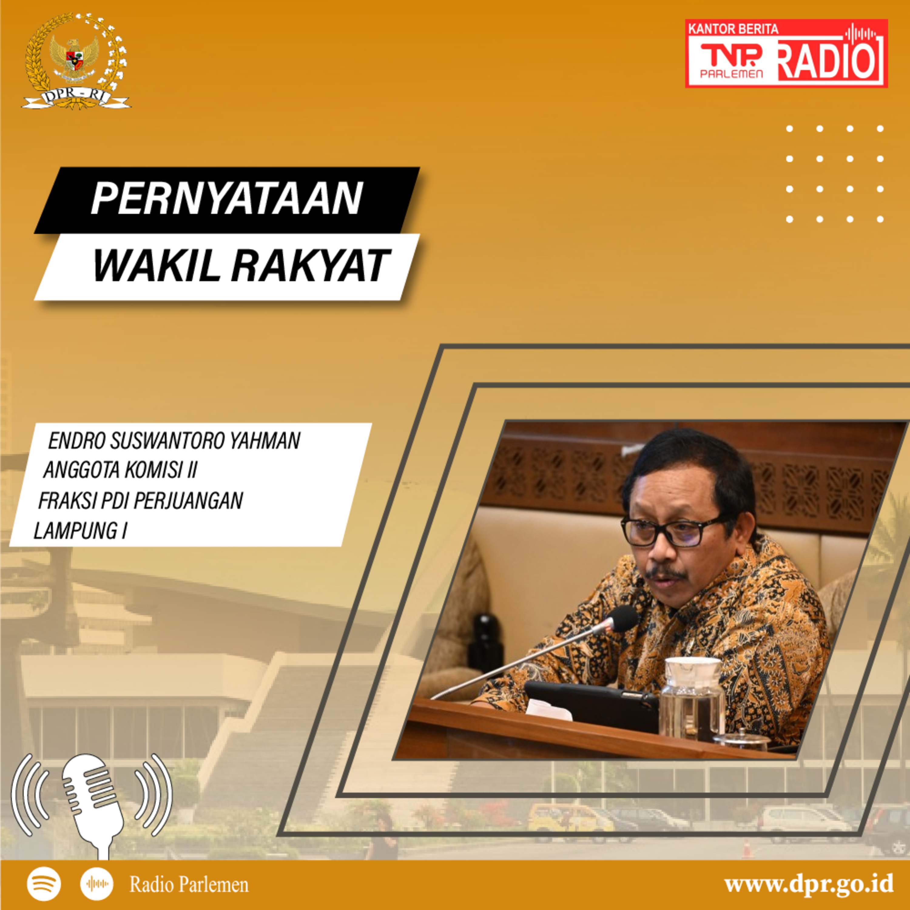 Endro Suswantoro Yahman : KASN Tidak Boleh Terpengaruh oleh Perubahan Politik di Daerah episode artwork