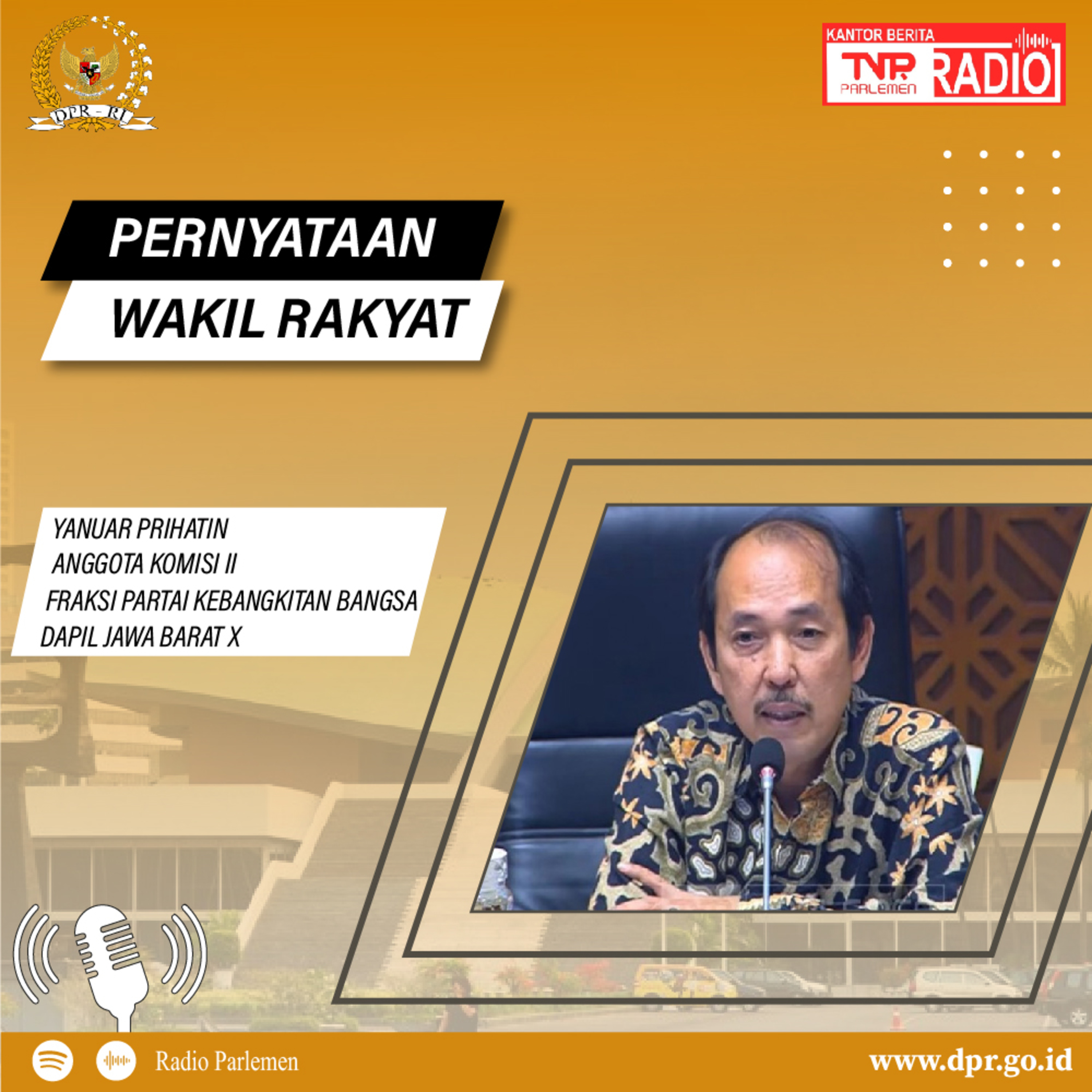 Yanuar Prihatin Meminta KPU Tidak Mengubah Aturan tentang Keterwakilan Caleg Perempuan Sebanyak 30% episode artwork