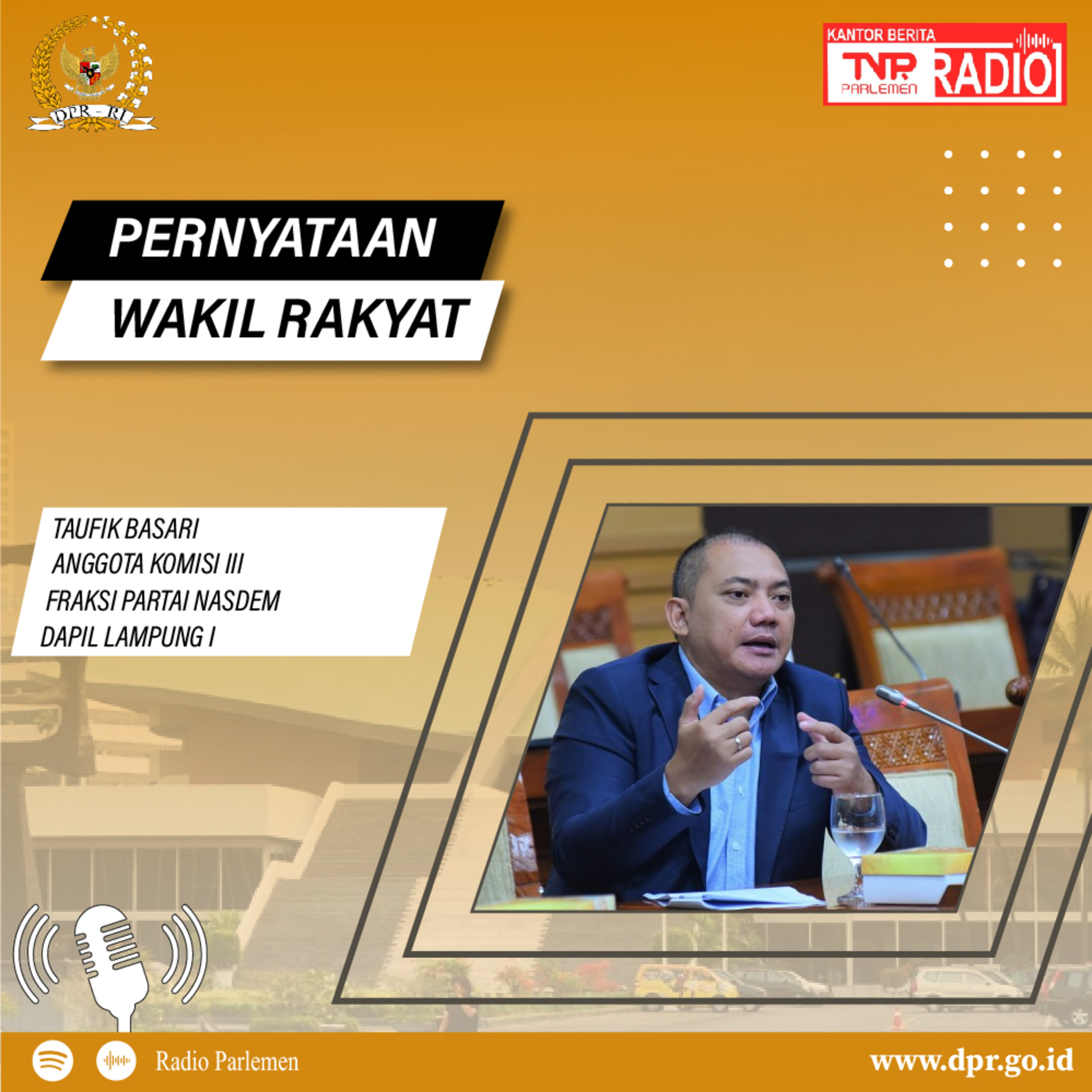 Taufik Basari : Sosialisasi Undang-undang Pemasyarakatan Perlu Dilakukan Kepada Keluarga Narapidana episode artwork