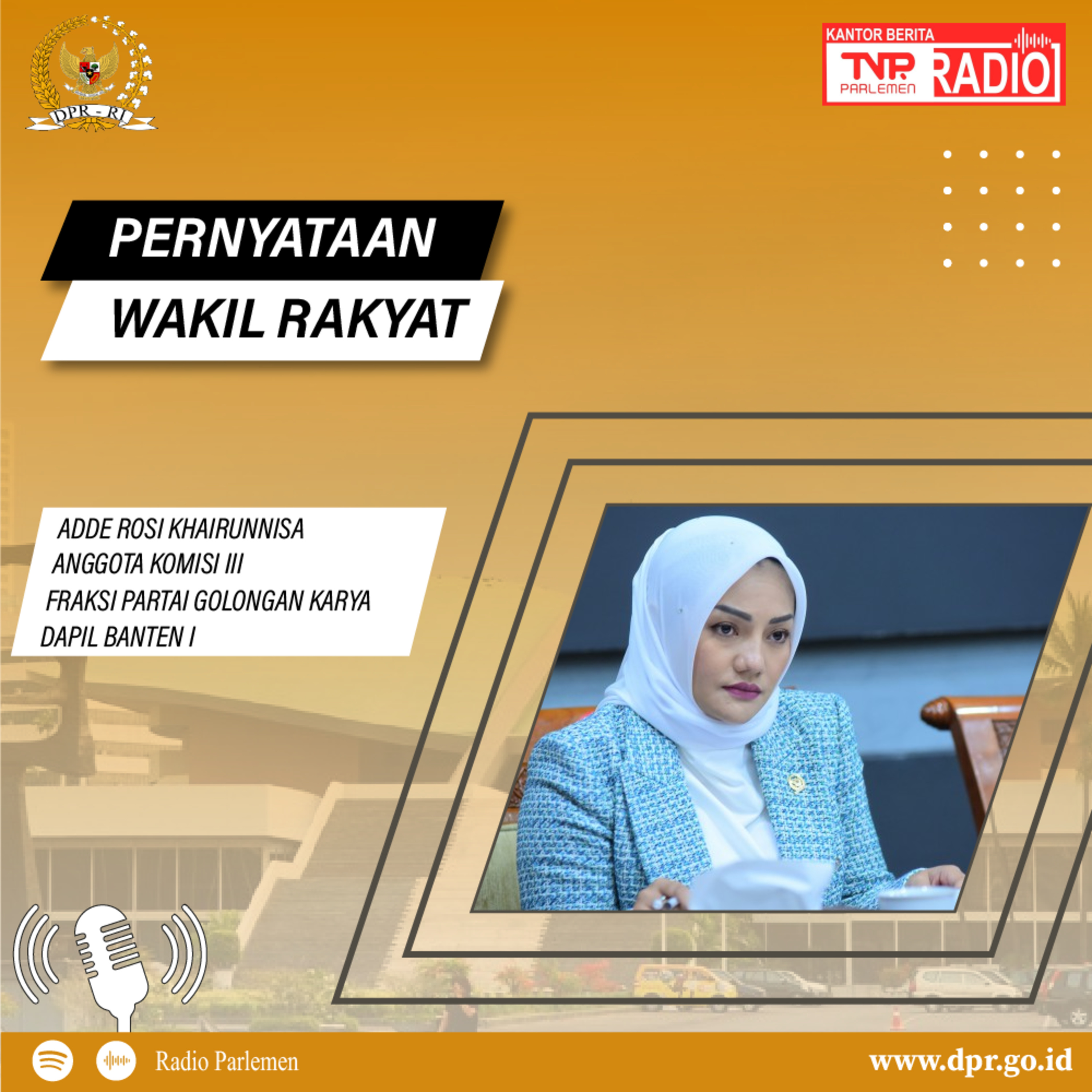 Ade Rosi Khoerunnisa : Kinerja Tim Pengawasan Orang Asing (PORA) di Daerah Pariwisata Perlu Ditingkatkan episode artwork