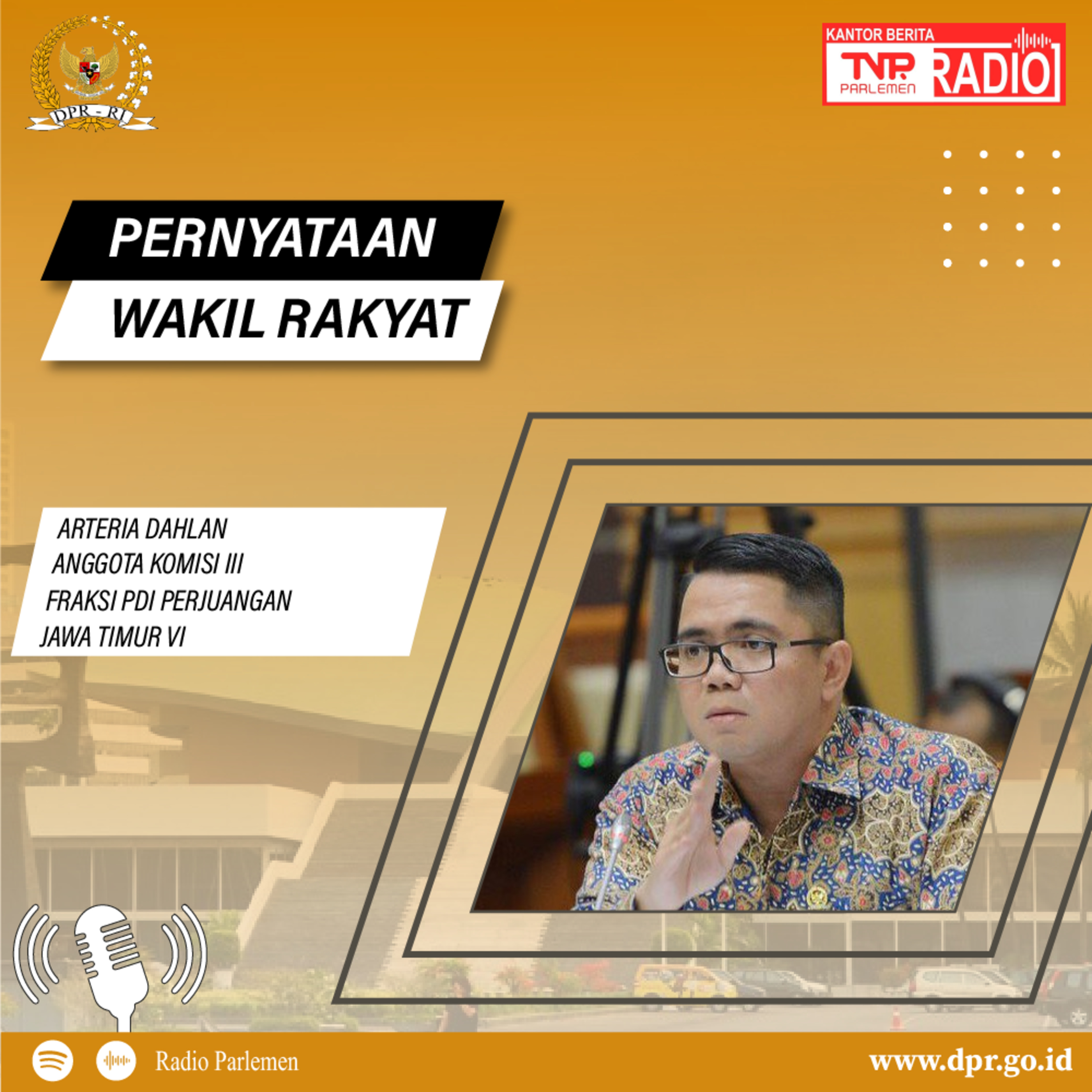 Arteria Dahlan : Komisi III DPR RI Apresiasi Kinerja Jaksa Agung Muda bidang Pidana Militer (Jampidmil) episode artwork