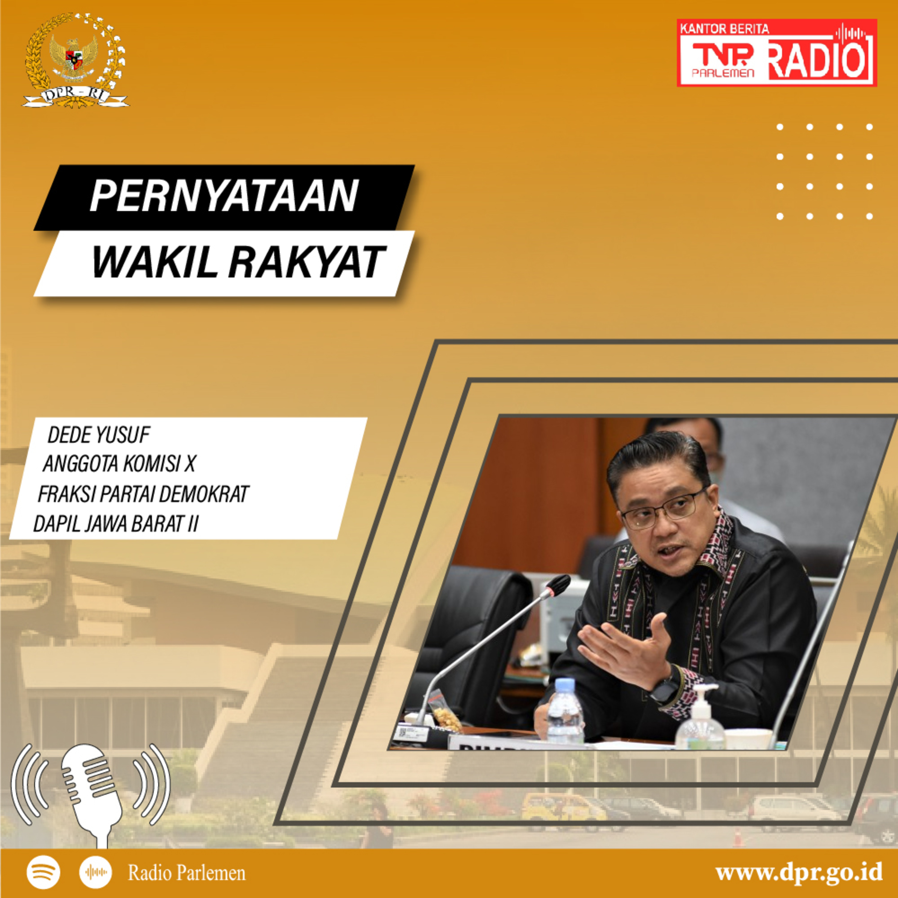 Dede Yusuf : Badan Ekonomi Kreatif Perlu Meningkatkan Dukungan bagi Pengembangan Digitalisasi Sektor Ekraf episode artwork