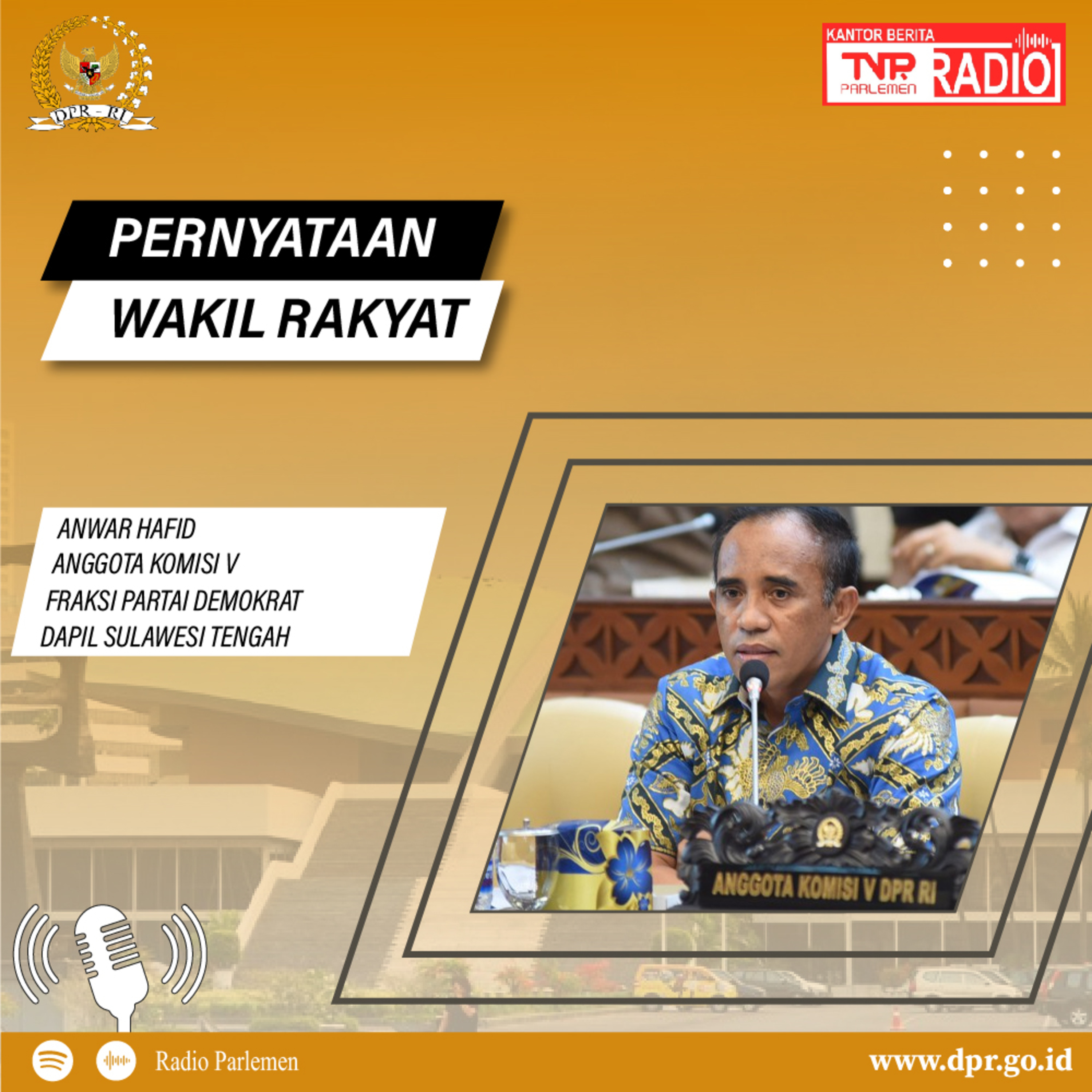 Anwar Hafid : Kontraktor Pemenang Tender Proyek Rekonstruksi Pasca Bencana di Sulteng Bukan Perusahaan Lokal episode artwork