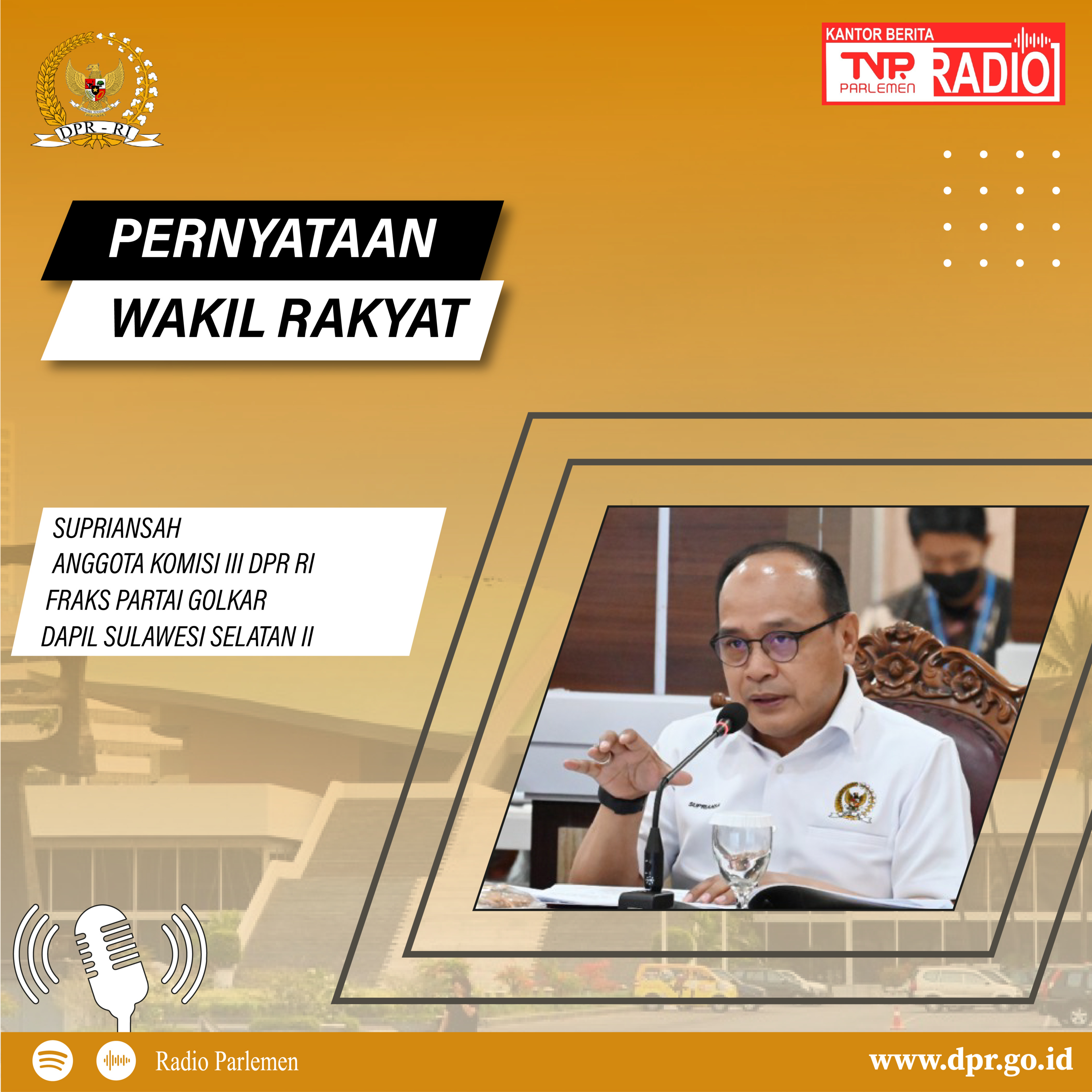 Supriansah : Tilang Manual Perlu Diberlakukan Kembali untuk Memberi Efek Jera episode artwork