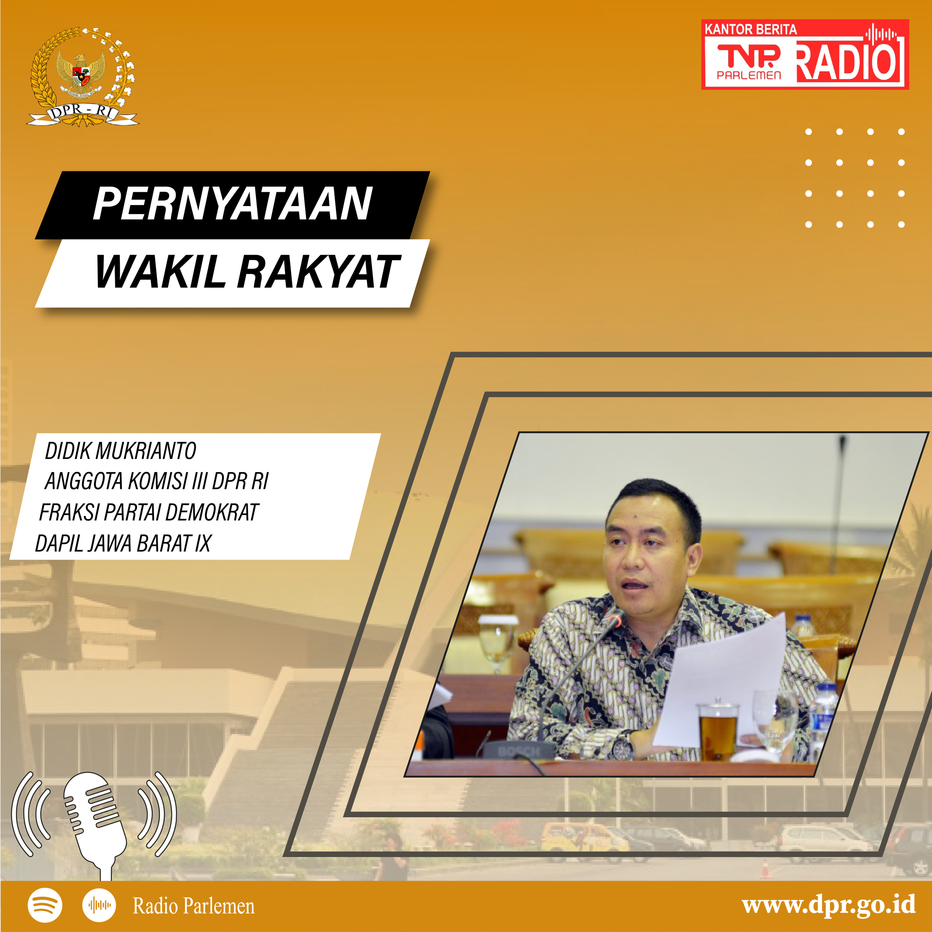 Didik Mukrianto : Mengkritisi Pengelola Apartemen Cempaka Mas Yang Tidak Memenuhi Hak Para Penghuni episode artwork