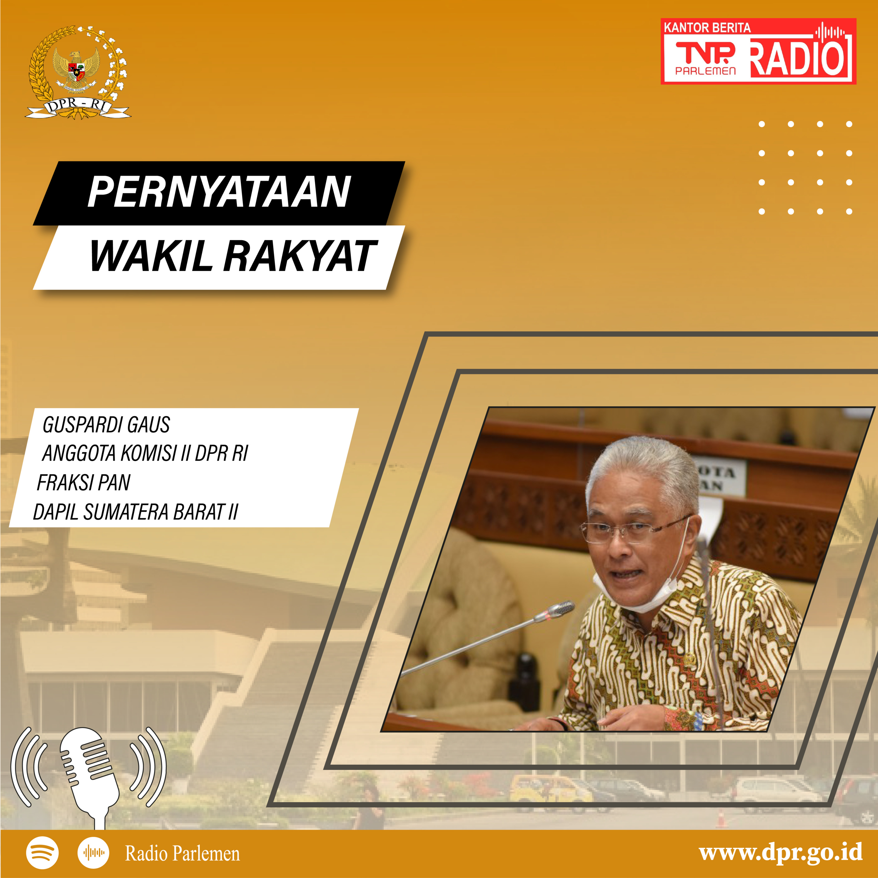 Guspardi Gaus : KPU Perlu Mensosialisasikan Penggunaan Kotak Suara Berbahan Kardus Dupleks episode artwork