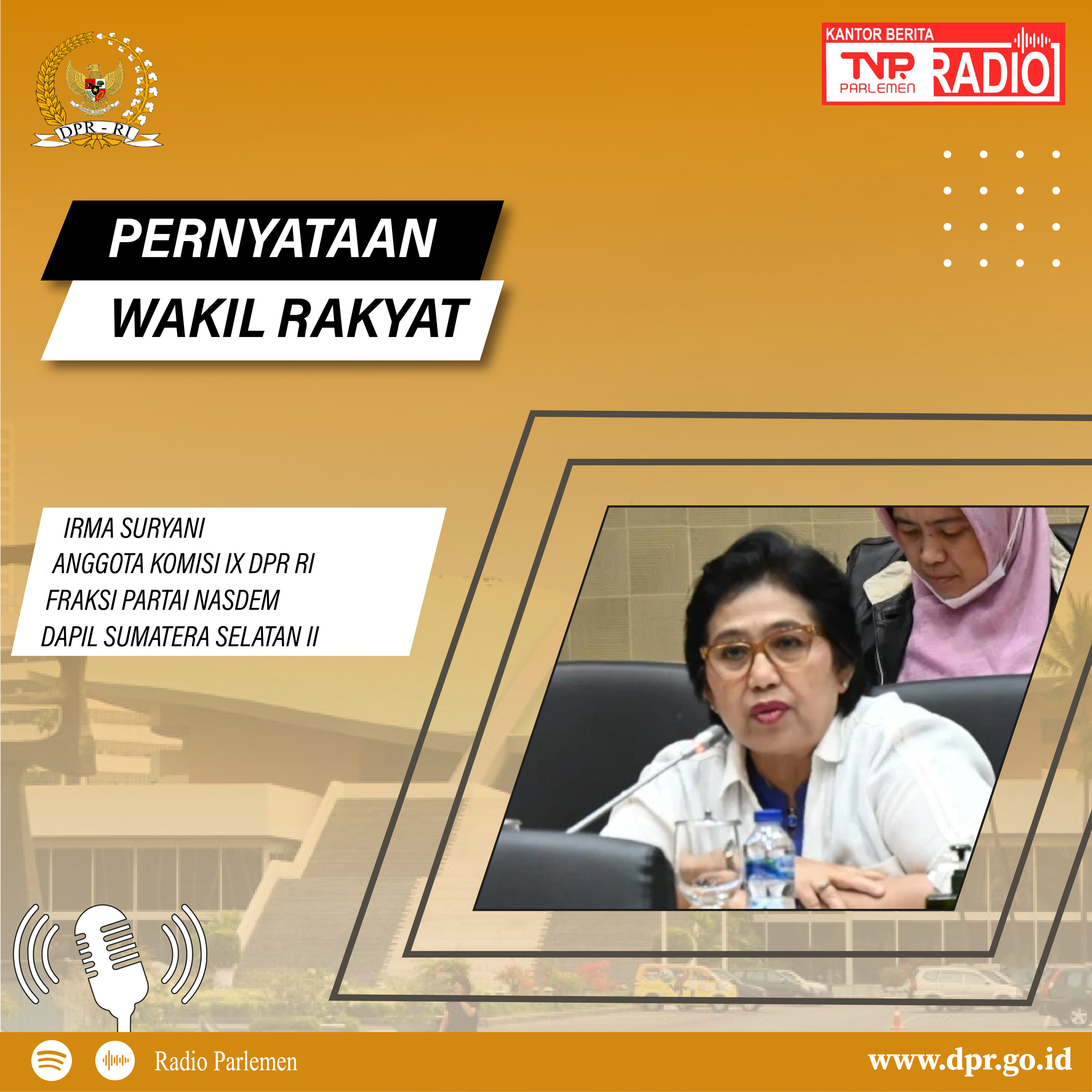 Irma Suryani : Menteri Kesehatan Perlu Menggandeng BPOM untuk Mengawasi Peredaran Minuman Dalam Kemasan episode artwork