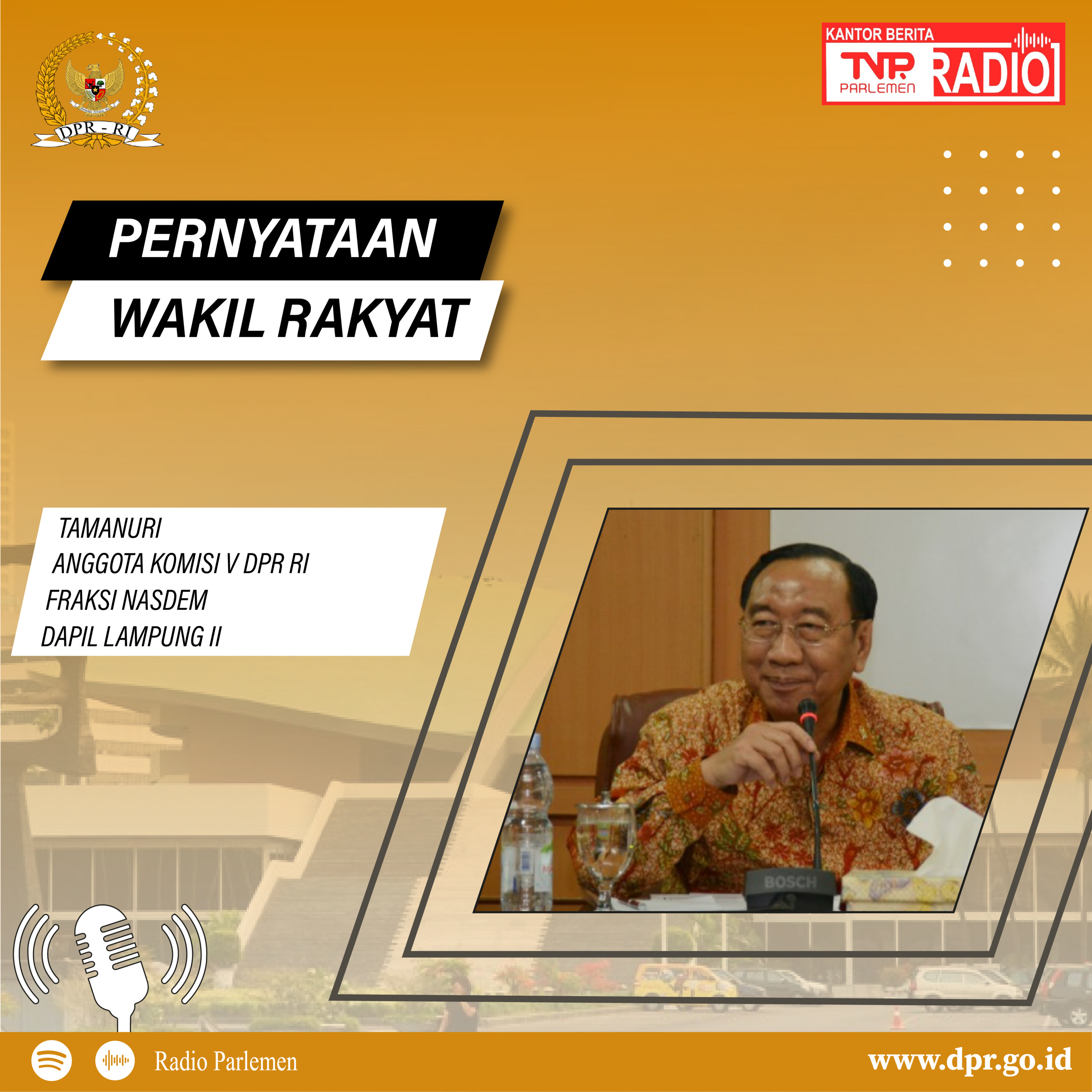 Tamanuri : Pemerintah Jangan Memberi Janji Atau Angin Surga Tentang Perbaikan Infrastruktur episode artwork