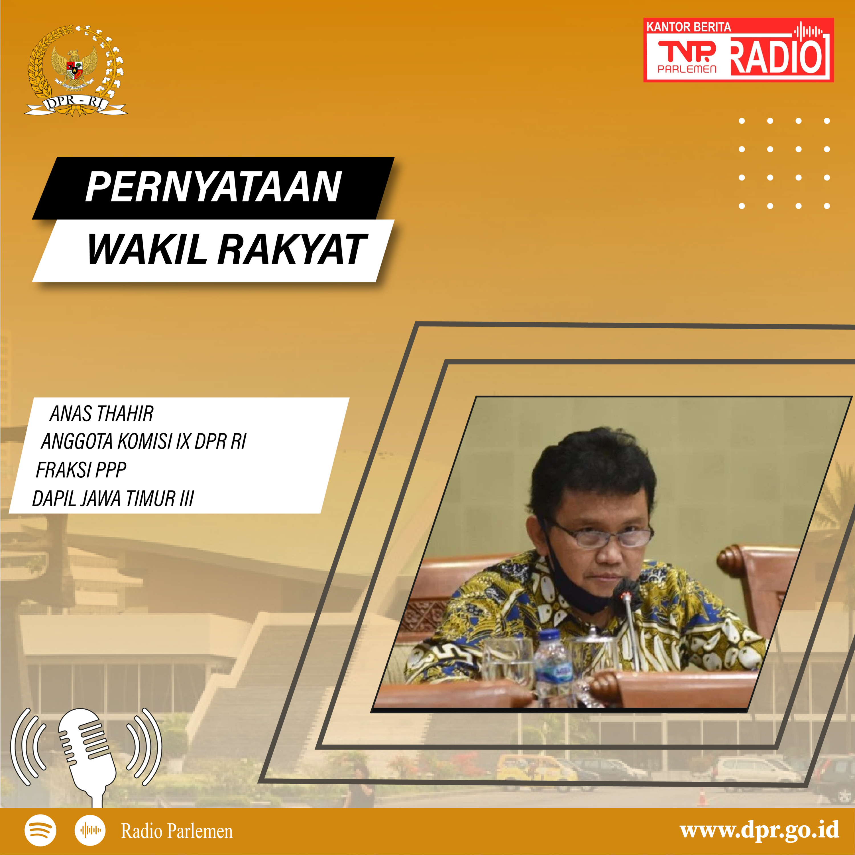 Anas Thahir : Pemerintah Harus Melakukan Sosialisasi Terkait Obat-obatan yang Ditanggung dan yang Tidak Ditanggung BPJS Kesehatan episode artwork