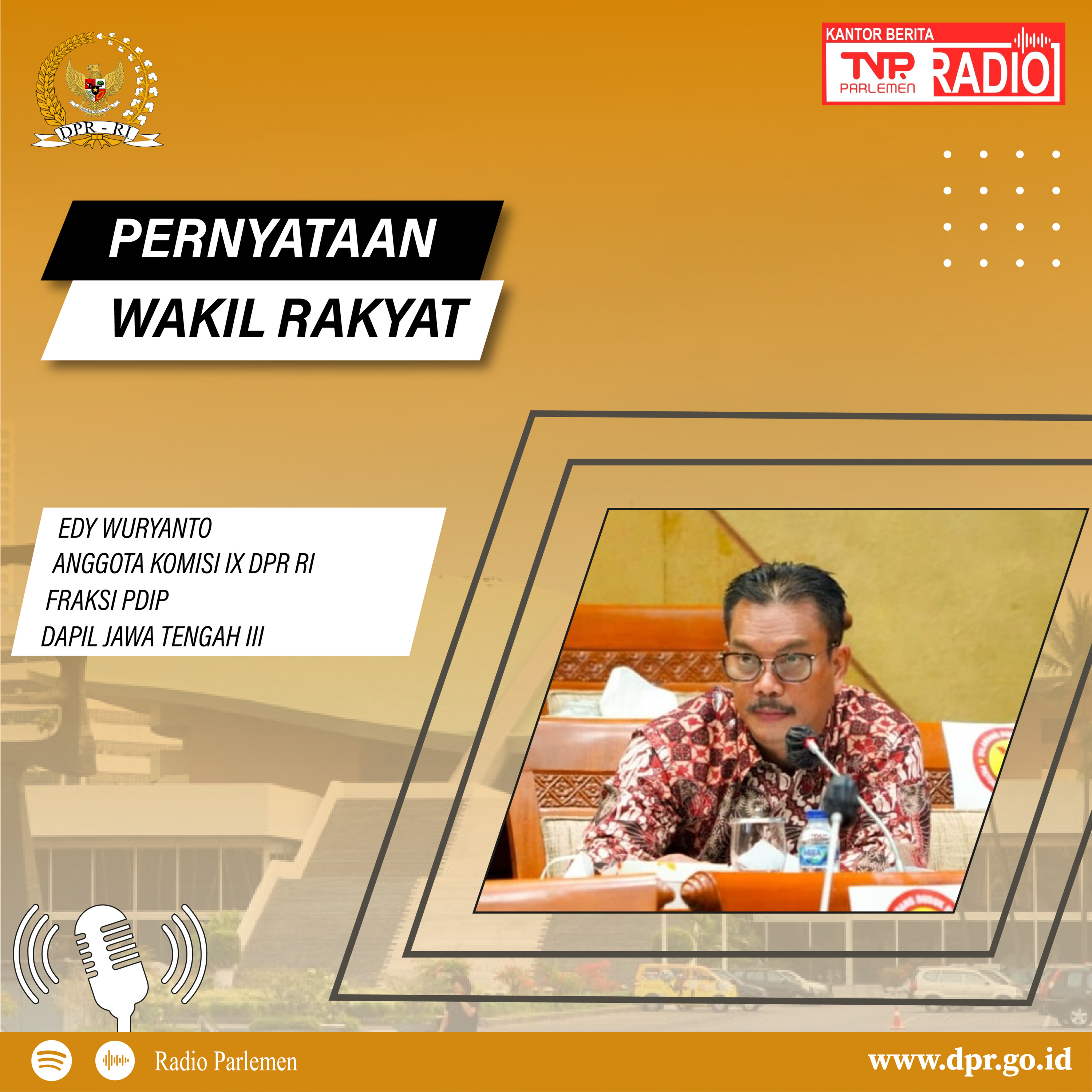 Edy Wuryanto : Kemenaker Perlu Berkoordinasi dengan Atase Ketenagakerjaan dan Lembaga Jaminan Sosial di Negara Tujuan episode artwork