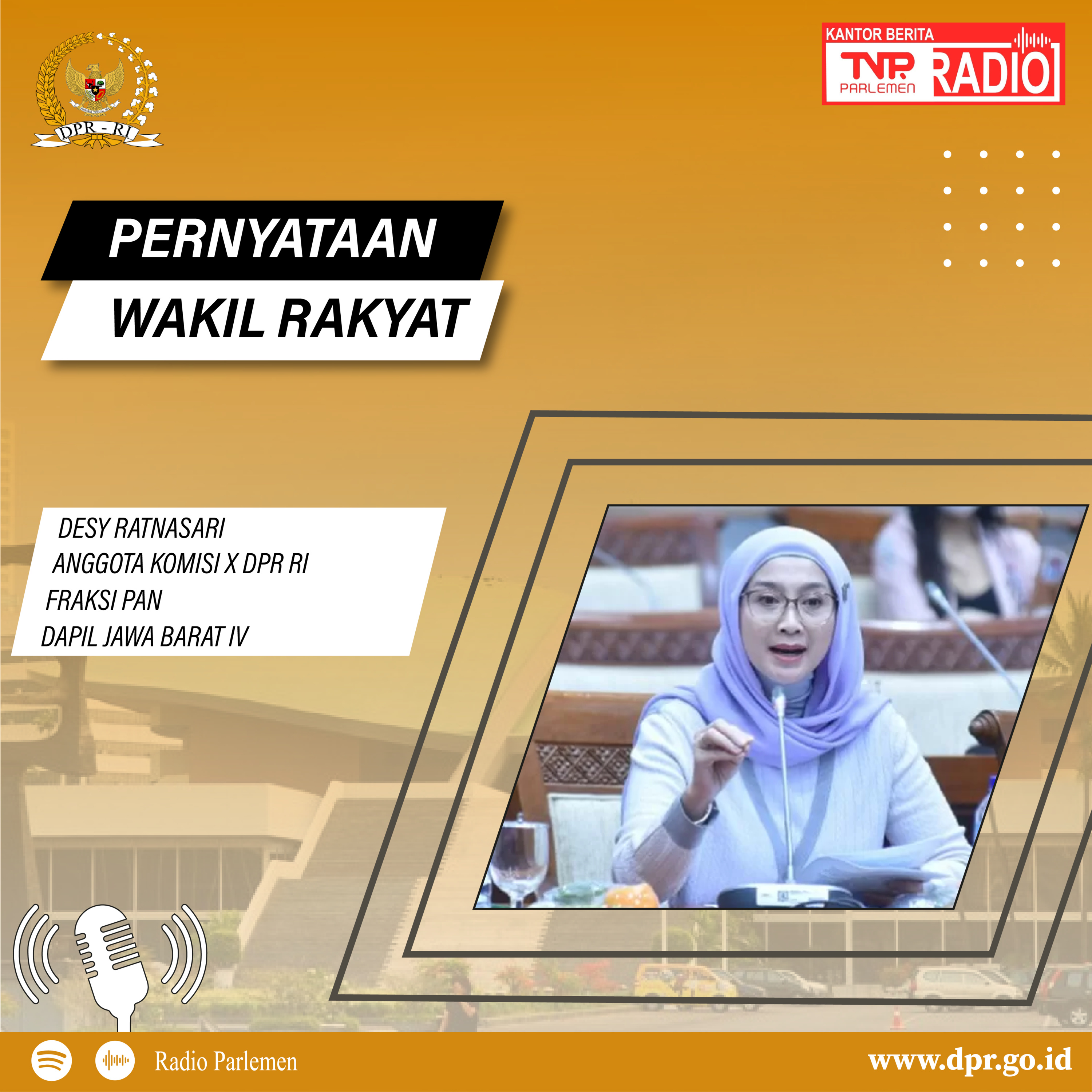 Desy Ratnasari : Perlu Pengawasan DPRD Provinsi Terkait Kebijakan yang Dikeluarkan Dinas Pendidikan di Daerah episode artwork