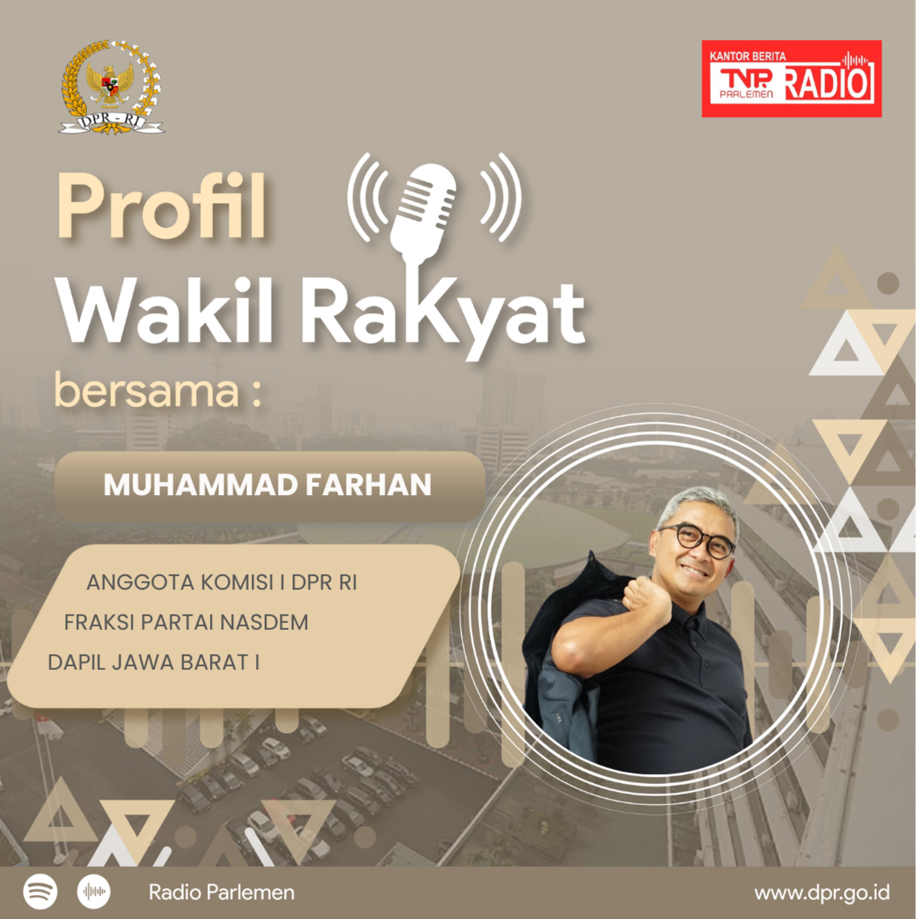 Aktor, Penyiar Radio, MC Kondang Penyemarak Kursi Parlemen di Senayan - Profil Wakil Rakyat episode artwork