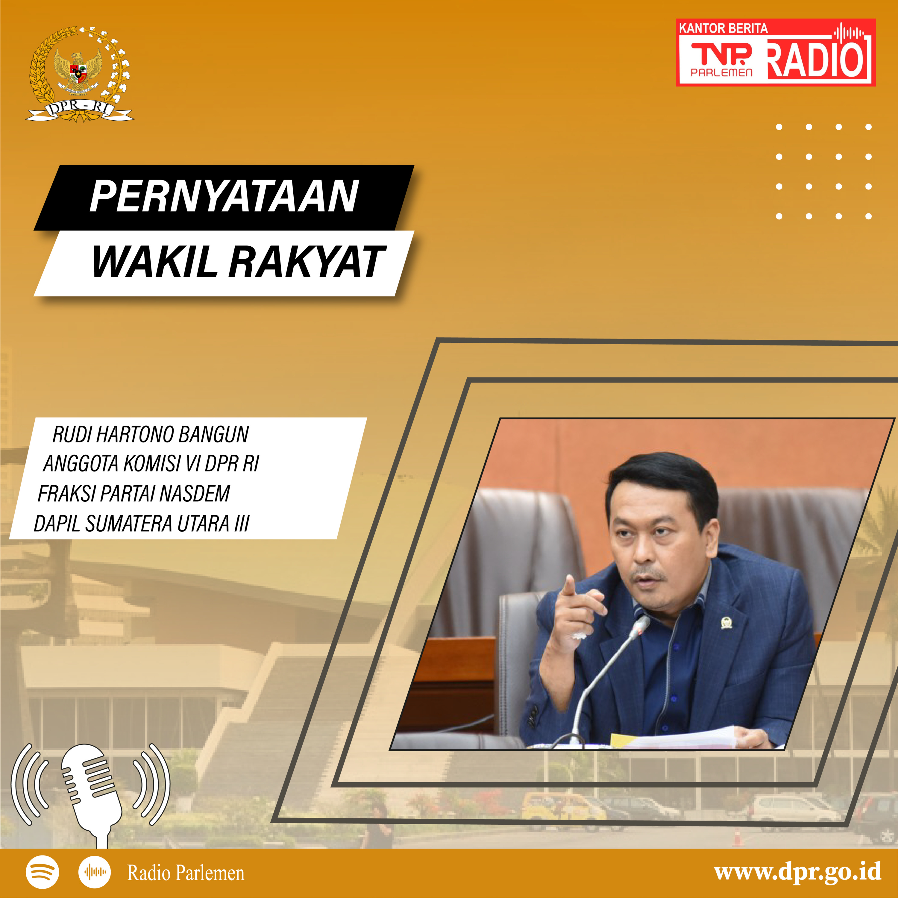 Rudi Hartono Bangun Mempertanyakan Ketahanan Stok Batubara PT. PLN yang hanya untuk 20 Hari episode artwork