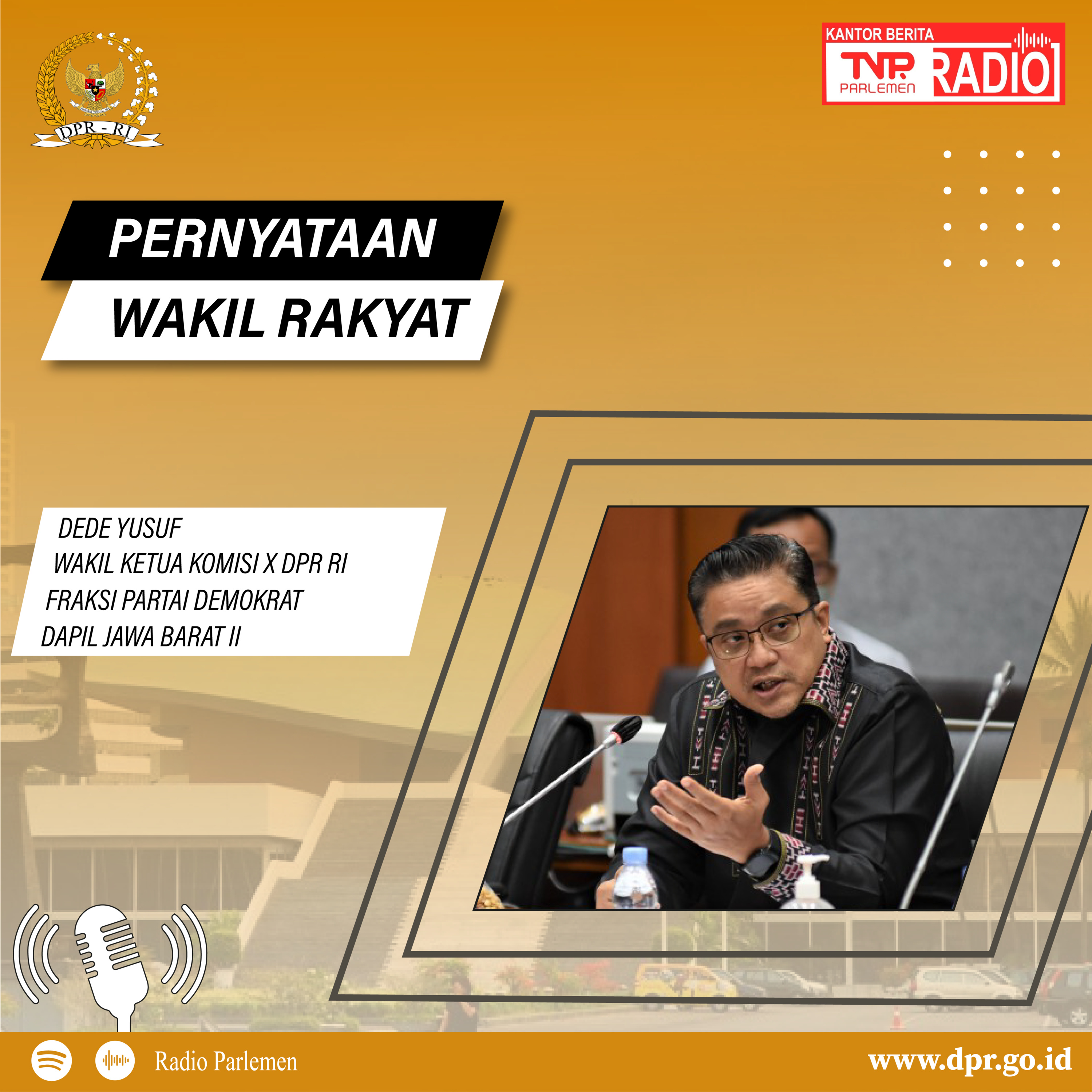 Dede Yusuf : Komisi X DPR RI Sepakat Membentu Panja Pembiayaan Pendidikan untuk Mencari Solusi Persoalan Tingginya UKT episode artwork